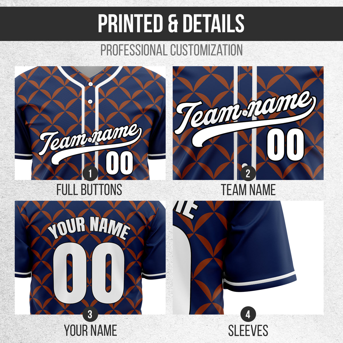 Custom Vertex Vibe Navy Sports Jersey Personalized Uniform with Name & Number