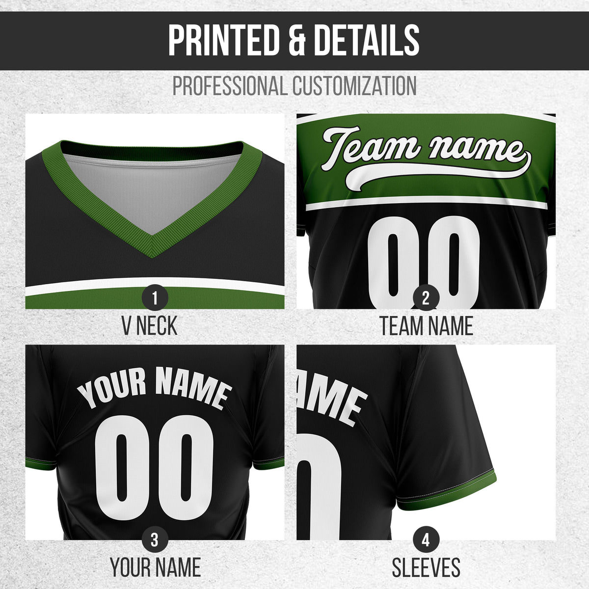 Custom ProEdge Black Baseball Sports Jersey Personalized Uniform with Name & Number