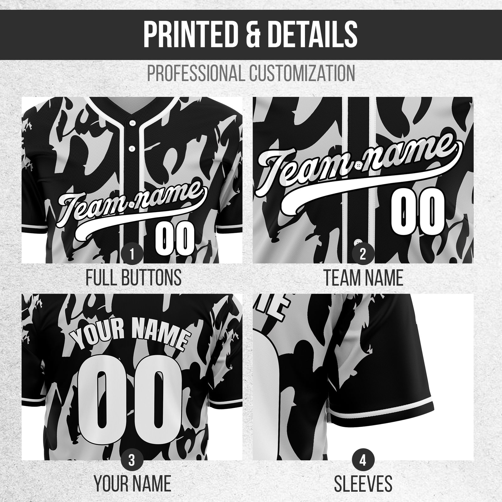 Custom Graffiti Sox Black Baseball Sports Jersey Personalized Uniform with Name & Number