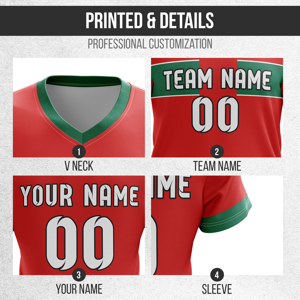 Custom MOROCCO Fan Jersey Personalized with Name & Number