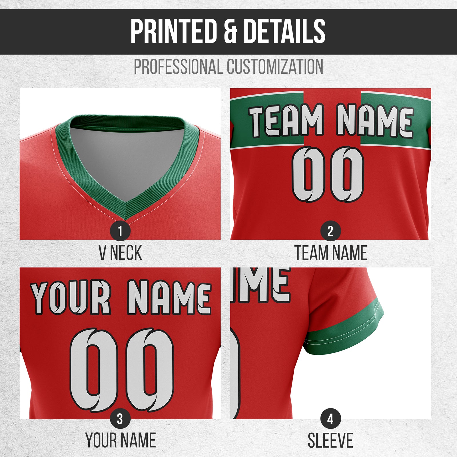 Custom MOROCCO Fan Jersey Personalized with Name & Number