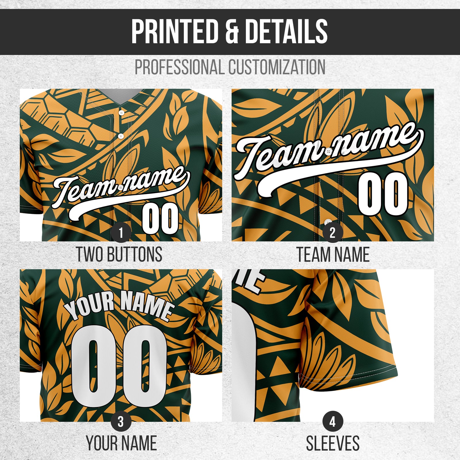 Custom Hawaii Storm Teal Baseball Sports Jersey Personalized Uniform with Name & Number