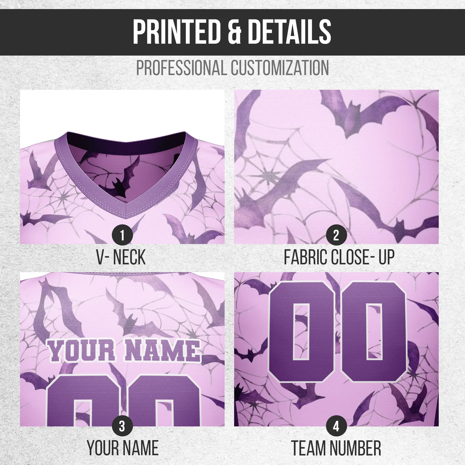 Custom Halloween Netball Jersey D4 Personalized Uniform with Name & Number