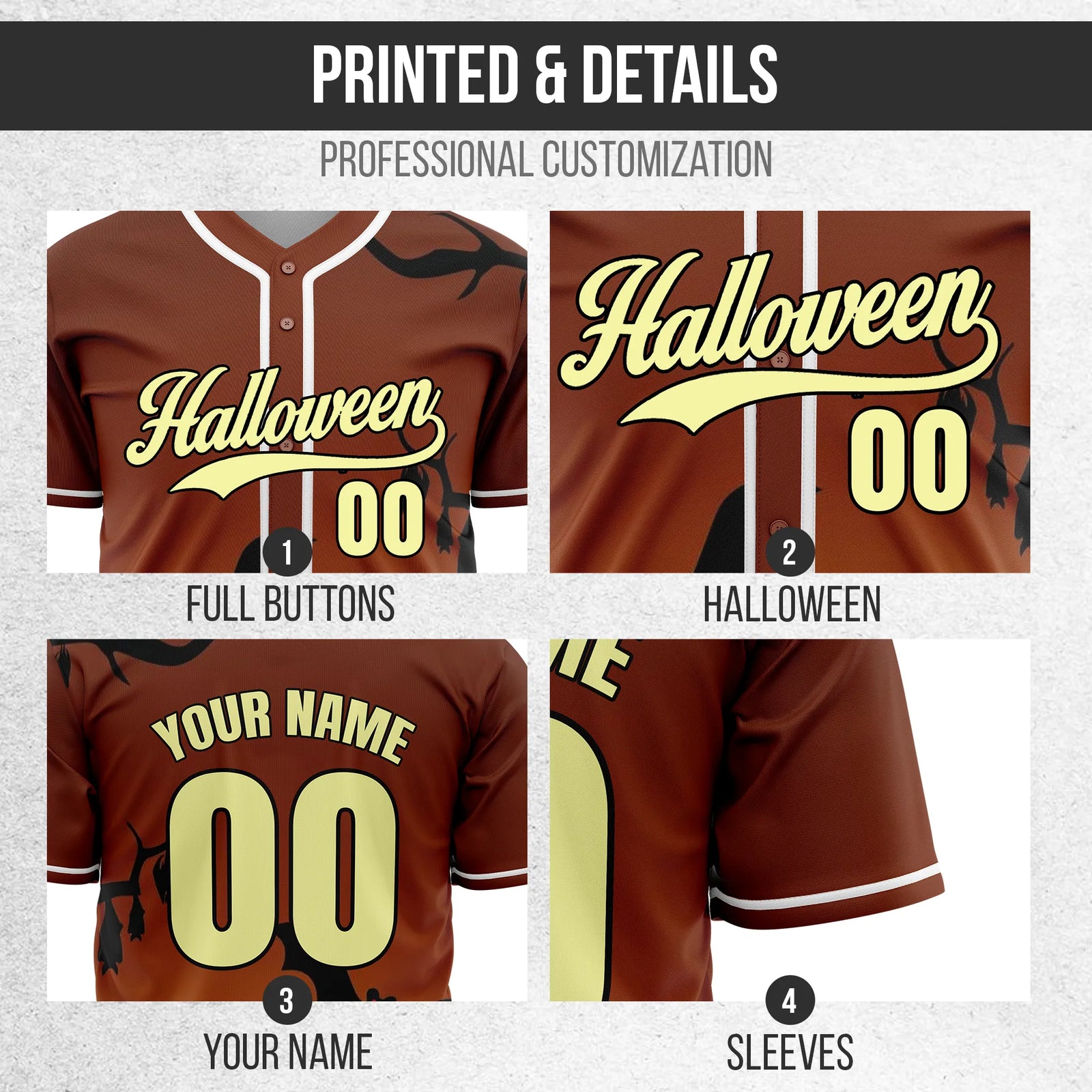 Custom Batmoon Baseball Sports Jersey Personalized Uniform with Name & Number