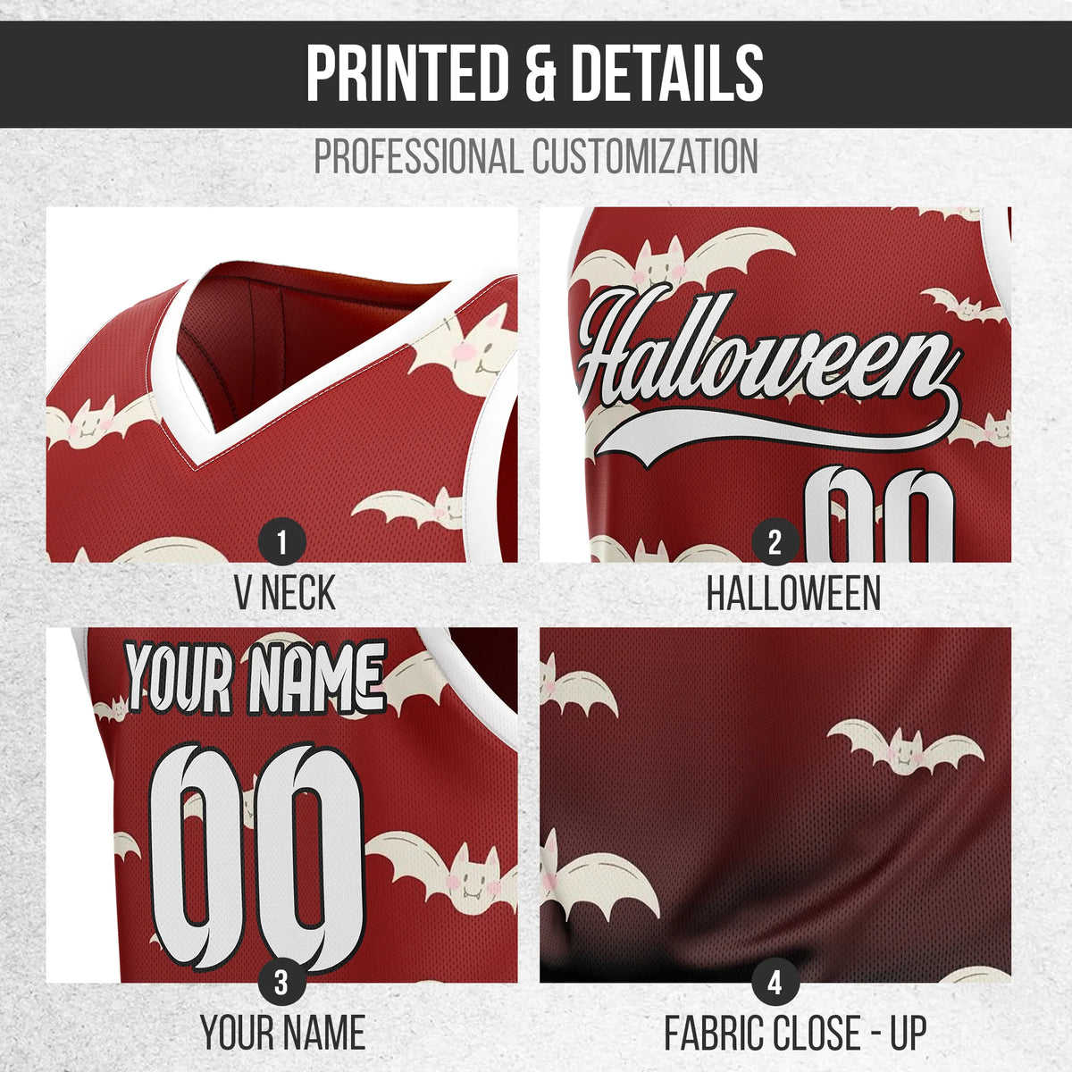 Custom Basketball Crimsonbat Sports Jersey Personalized Uniform with Name & Number