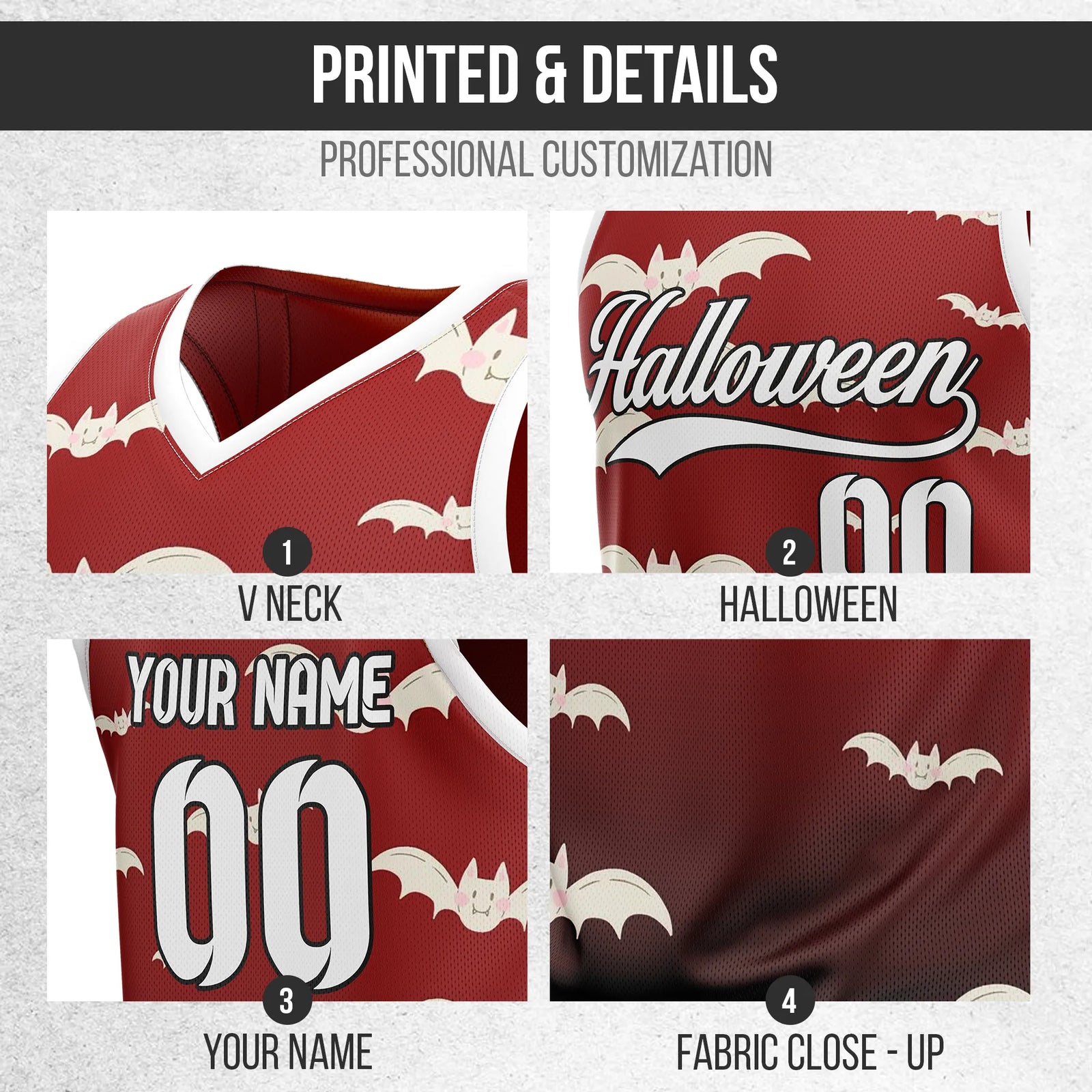 Custom Basketball Crimsonbat Sports Jersey Personalized Uniform with Name & Number