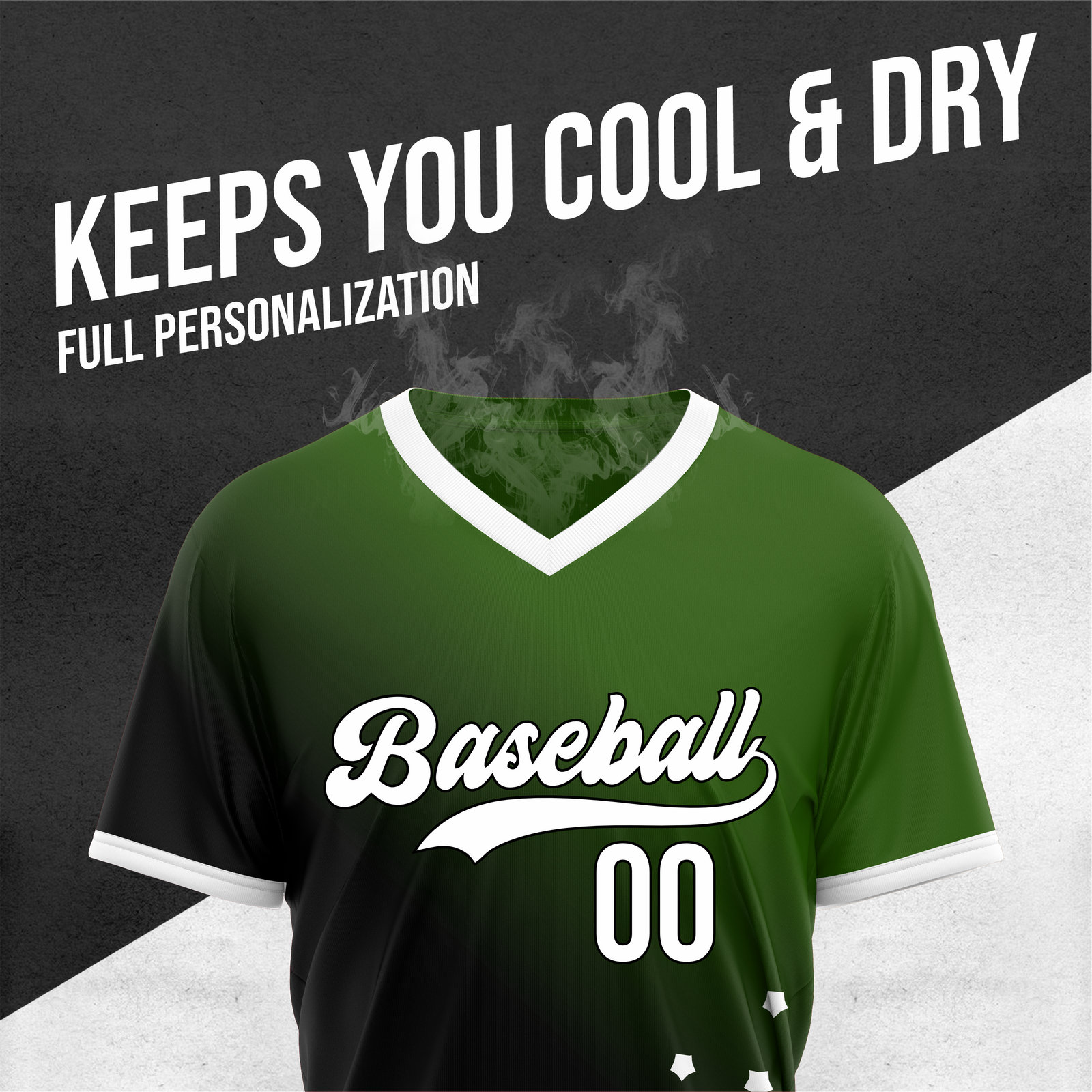 Custom Twilight Stars Baseball Black Sports Jersey Personalized Uniform with Name & Number