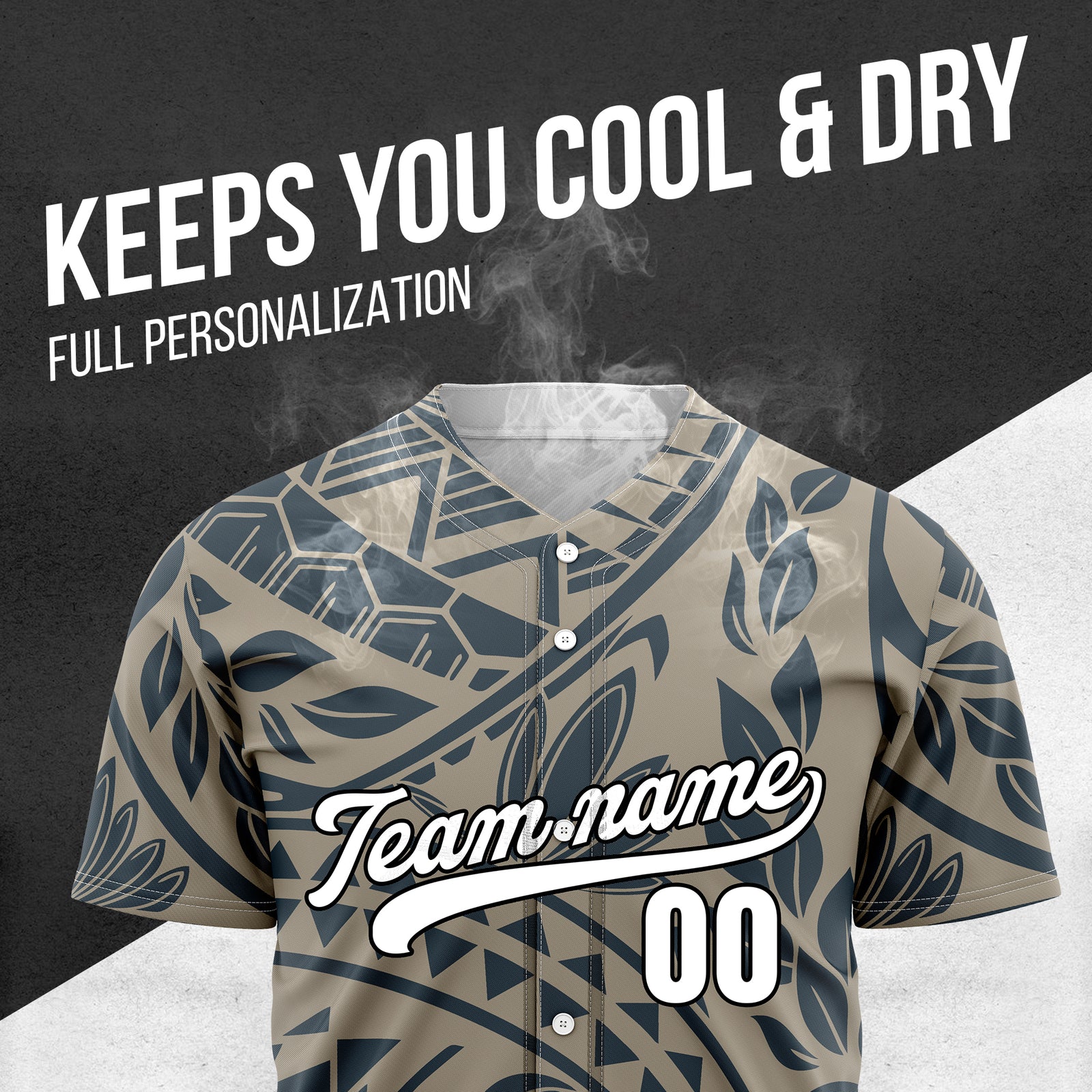 Custom Hawaii Storm Grey Baseball Sports Jersey Personalized Uniform with Name & Number