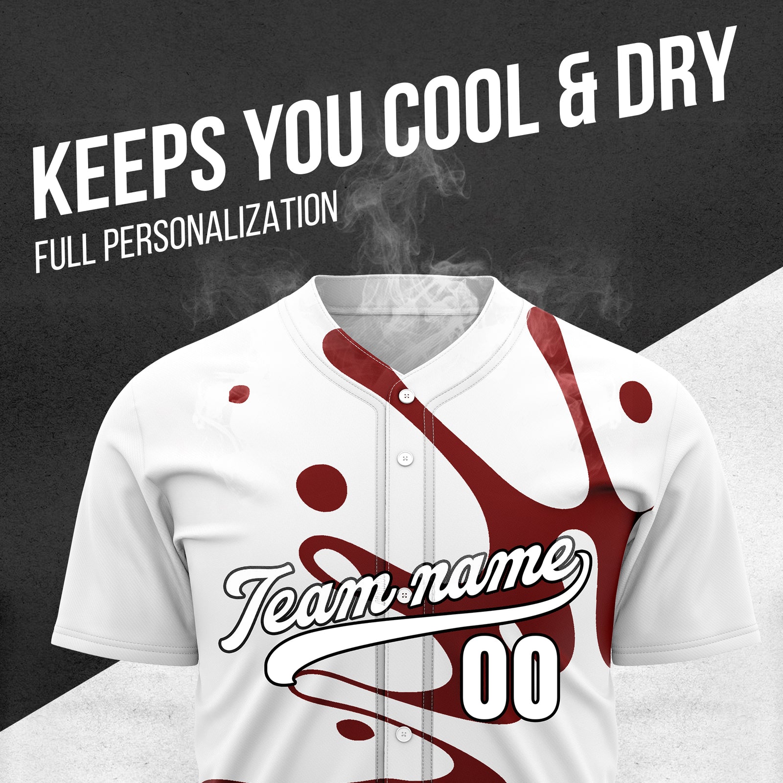 Custom Ink Surge White Sports Jersey Personalized Uniform with Name & Number