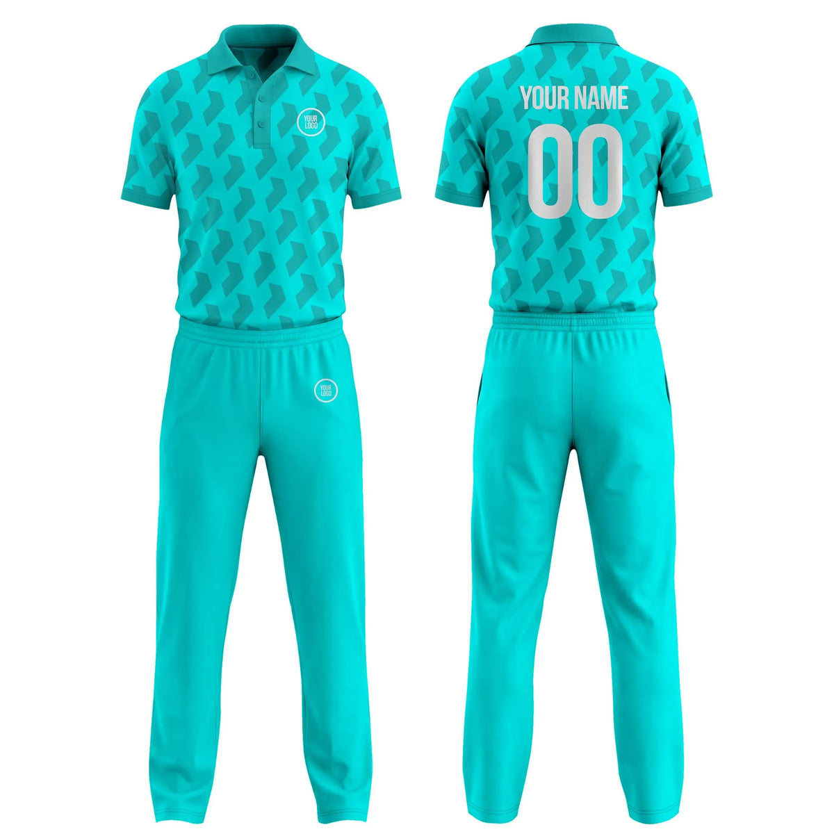 Custom Personalized D3 Color Block Cricket Kit with Name, Number & Team Logo