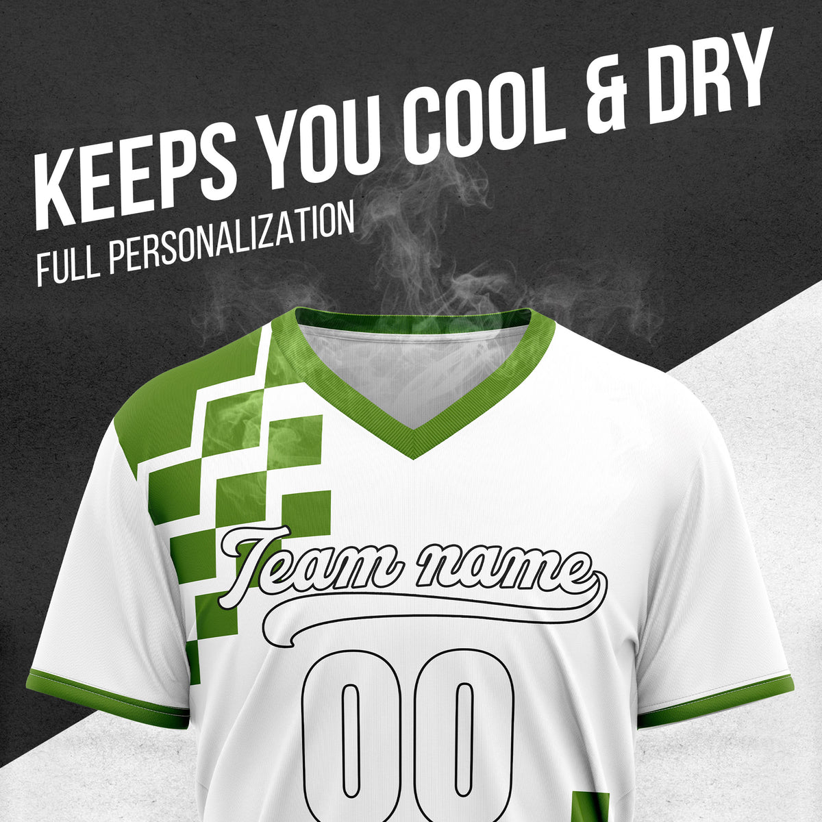 Custom Shadow Pixel White Baseball Sports Jersey Personalized Uniform with Name & Number