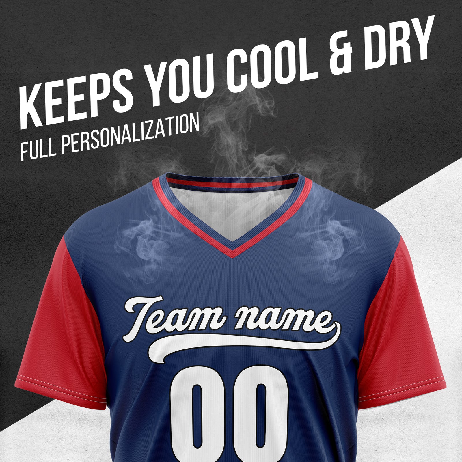 Custom Navy Pullover Sports Jersey Personalized Uniform with Name & Number