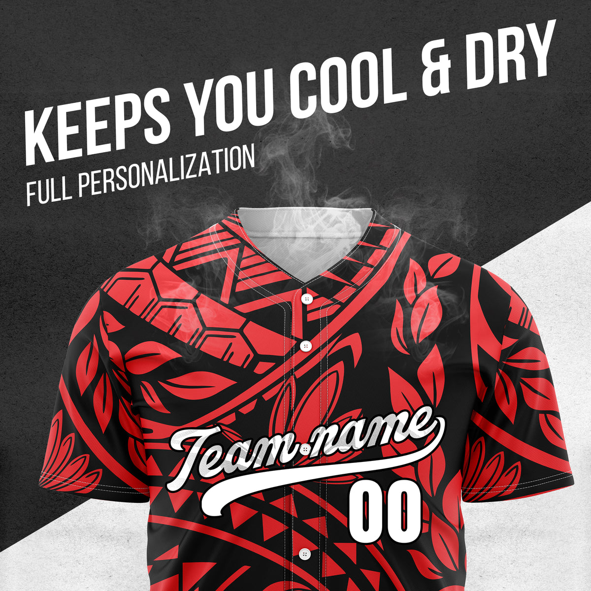 Custom Hawaii Storm Black Baseball Sports Jersey Personalized Uniform with Name & Number