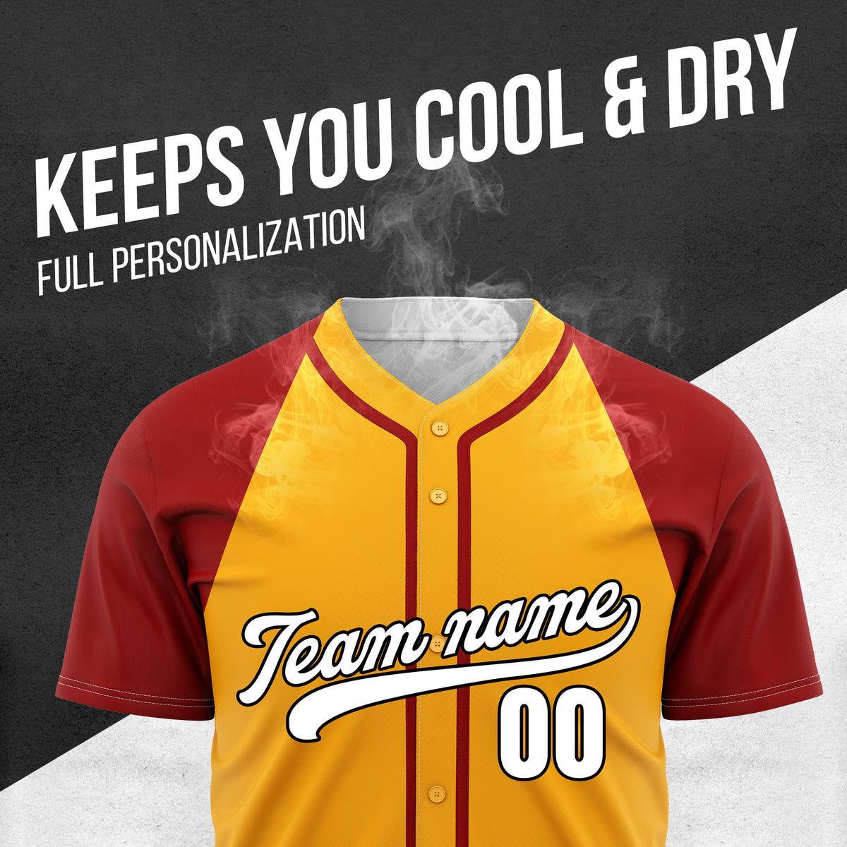 Custom Baseline Baseball Orange Sports Jersey Personalized Uniform with Name & Number
