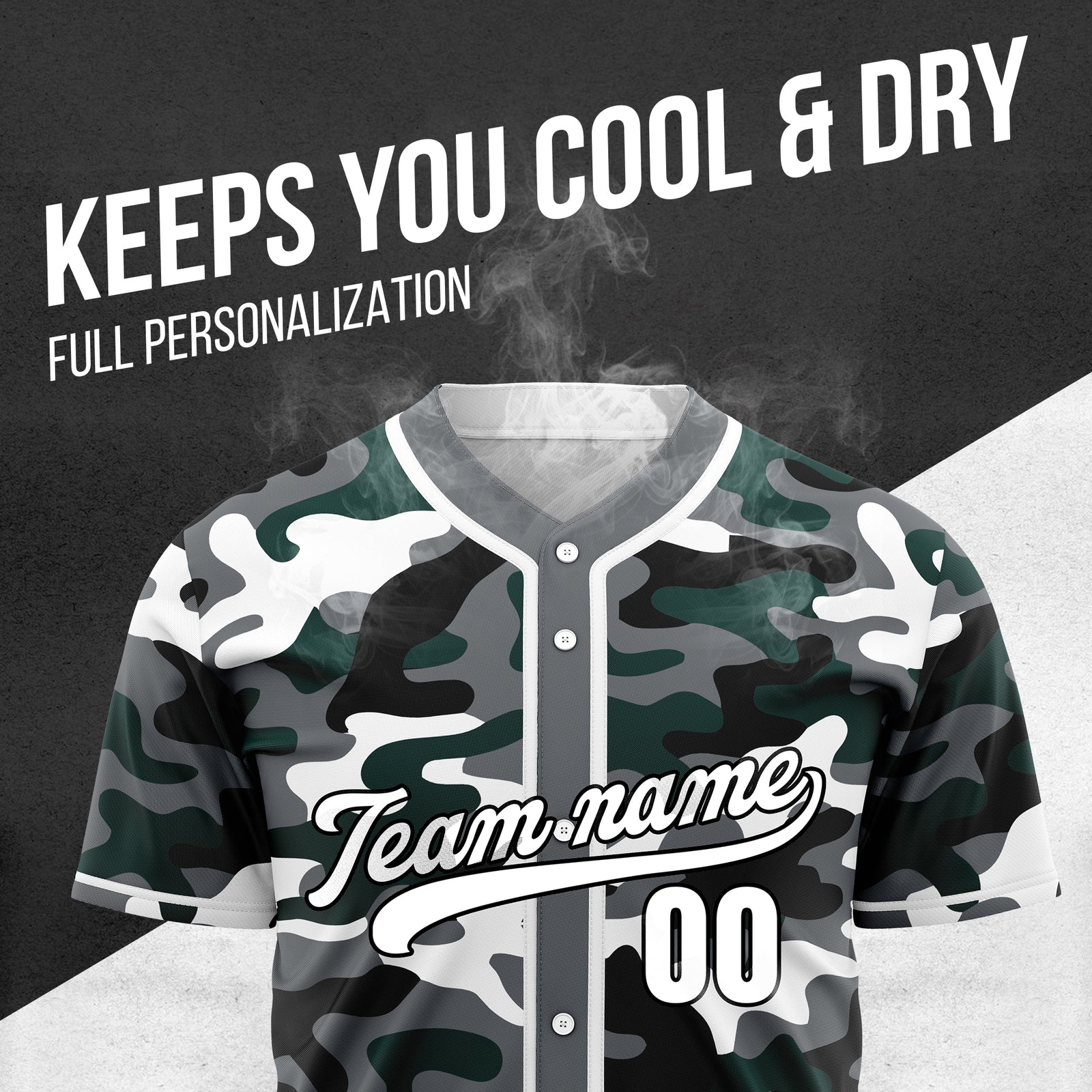 Custom Shadow Command Dark Grey Baseball Sports Jersey Personalized Uniform with Name & Number
