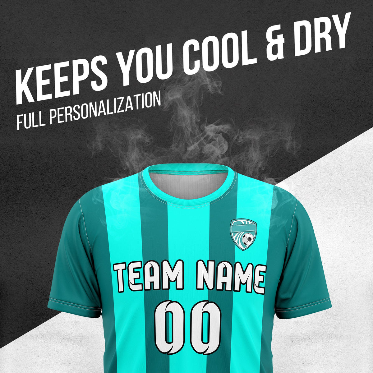 Custom Soccer R Stripes D1 Sports Tops Jersey