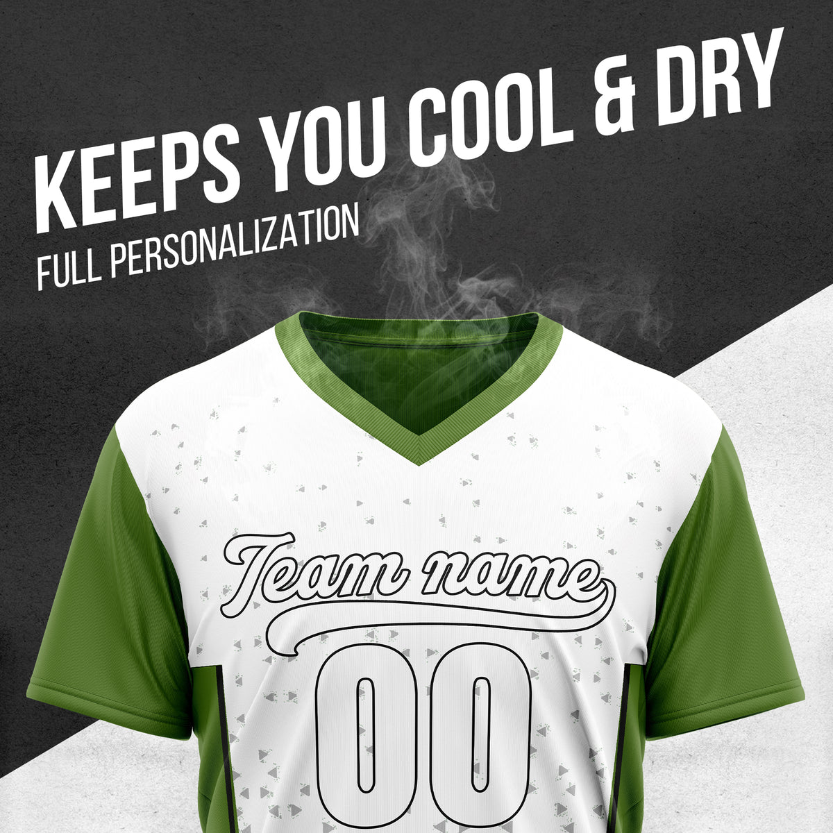 Custom HexaFade White Pullover Baseball Sports Jersey Personalized Uniform with Name & Number