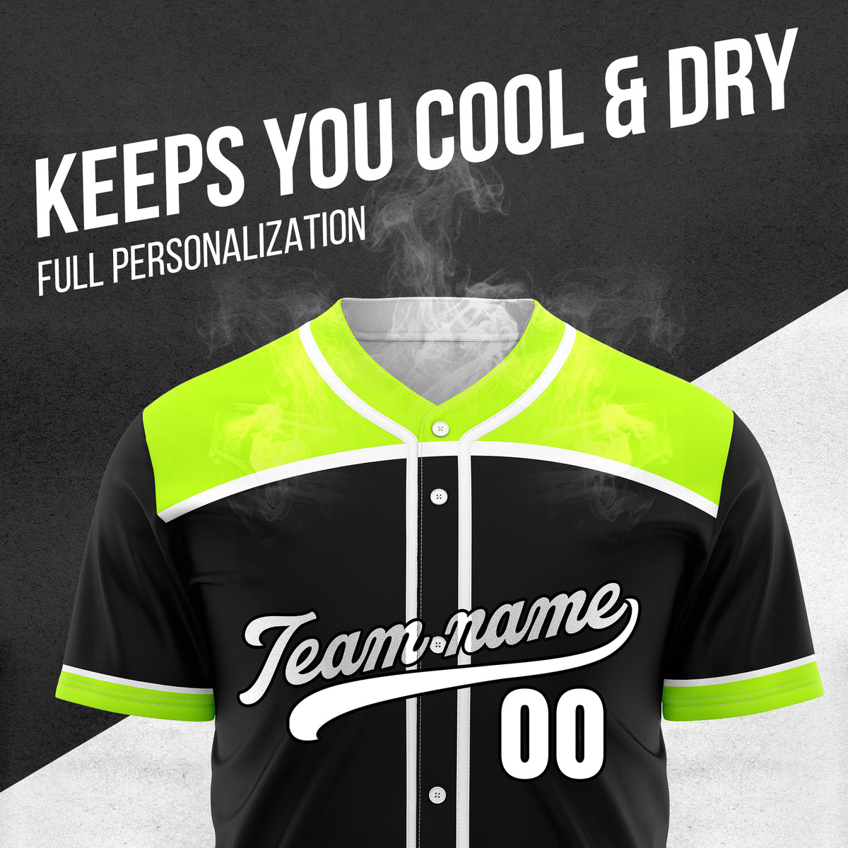 Custom Marquee Classic Baseball Black Sports Jersey Personalized Uniform with Name & Number