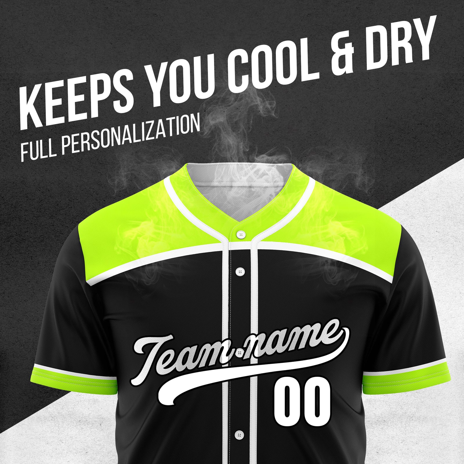Custom Marquee Classic Baseball Black Sports Jersey Personalized Uniform with Name & Number