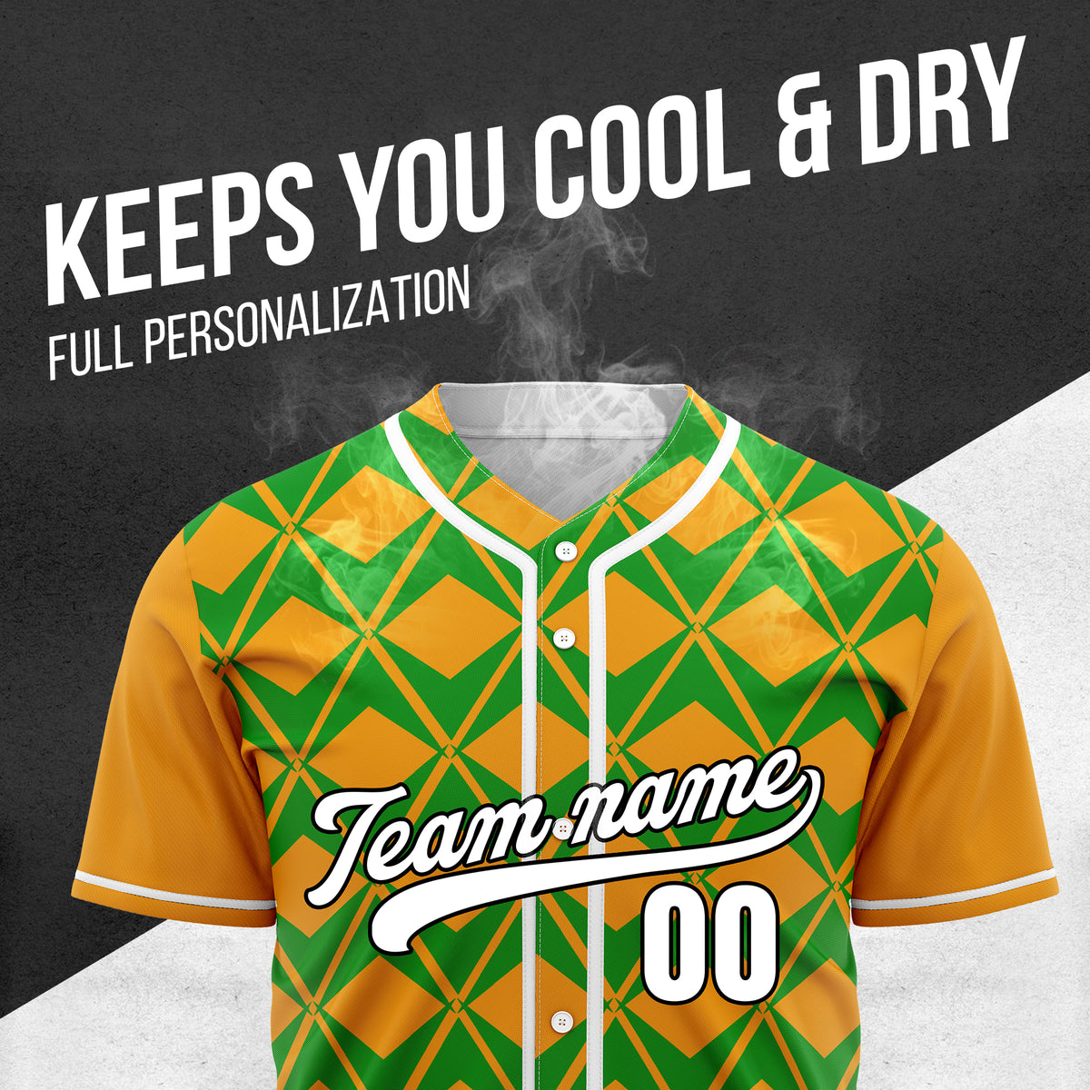 Custom Rhombus Blaze Orange Sports Jersey Personalized Uniform with Name & Number