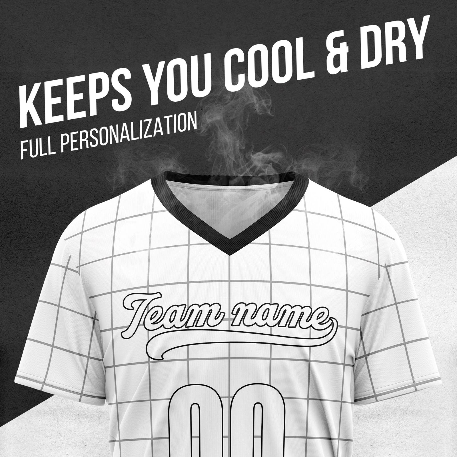 Custom Storm Matrix White Baseball Sports Jersey Personalized Uniform with Name & Number