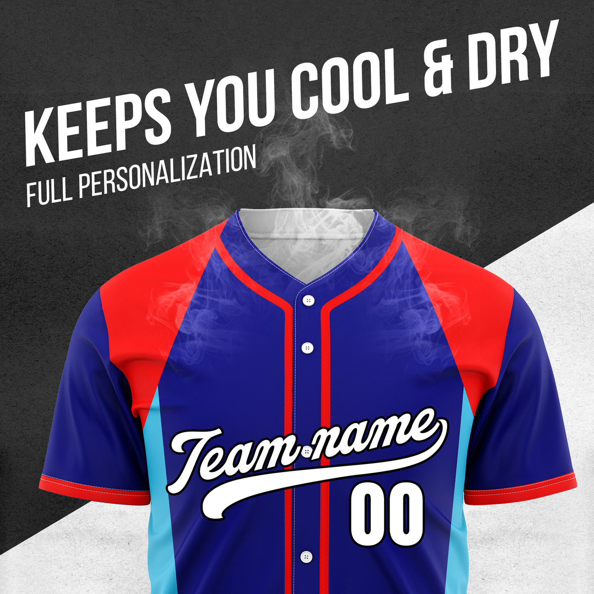 Custom Timeless Stripes Baseball Navy Sports Jersey Personalized Uniform with Name & Number