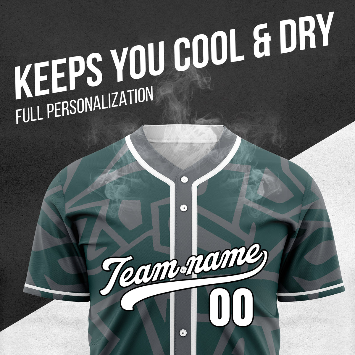 Custom Shadow Rebels Dark Grey Baseball Sports Jersey Personalized Uniform with Name & Number