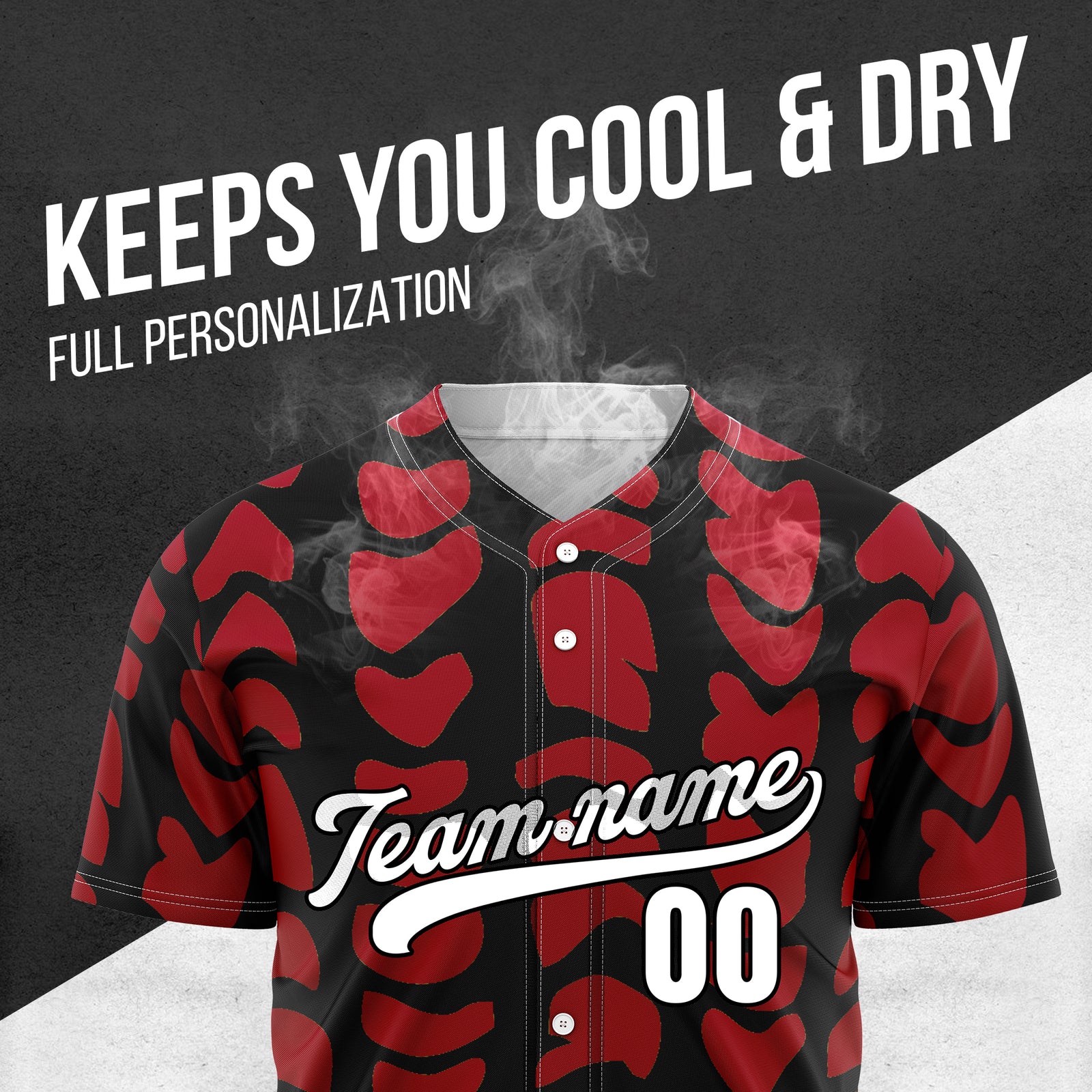 Custom Hawaii Waves Black Baseball Sports Jersey Personalized Uniform with Name & Number