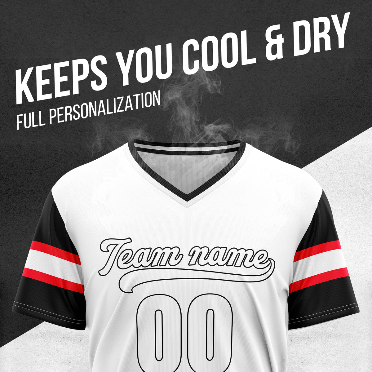 Custom StormLine White Pullover Baseball Sports Jersey Personalized Uniform with Name & Number