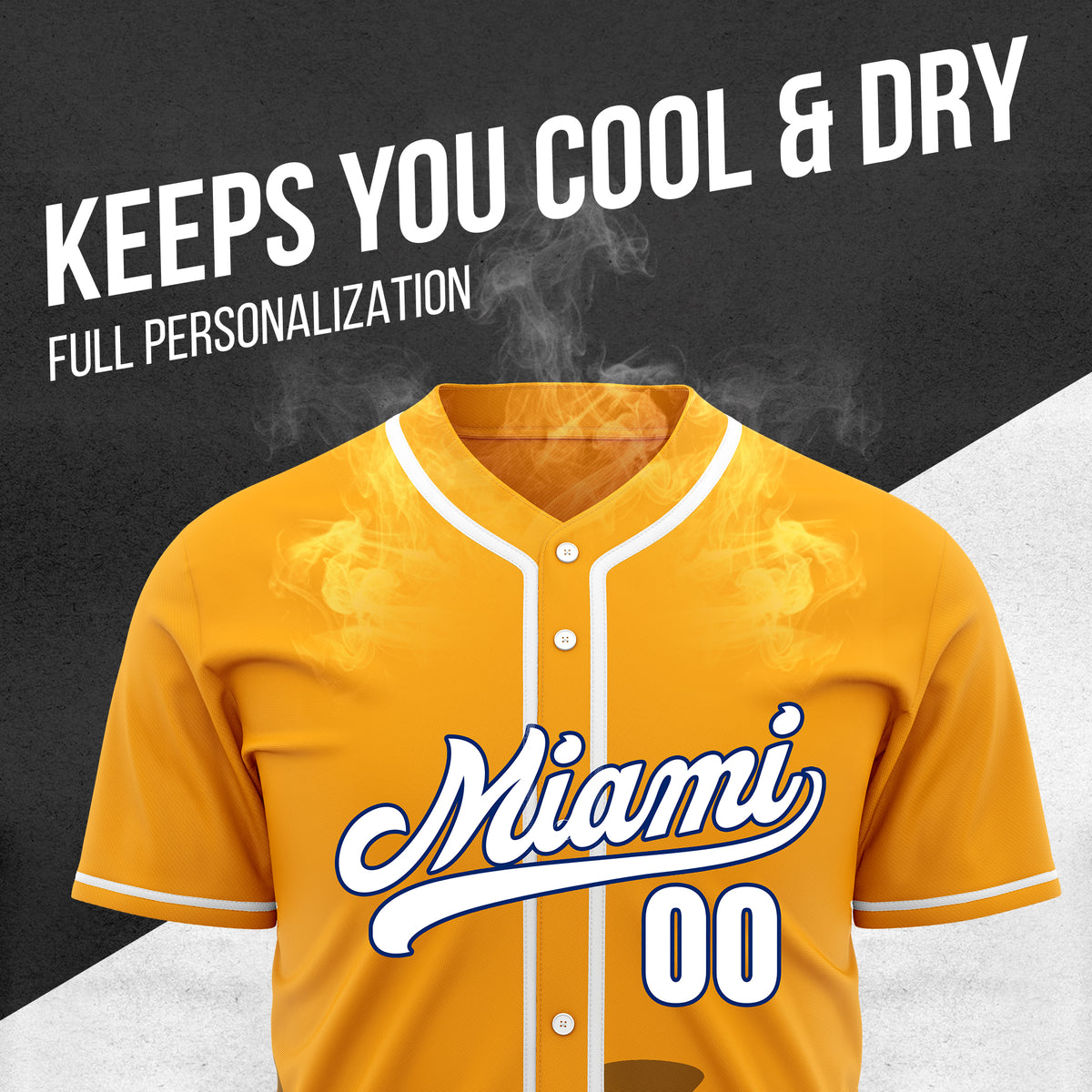 Custom City Tide Orange Baseball Sports Jersey Personalized Uniform with Name & Number