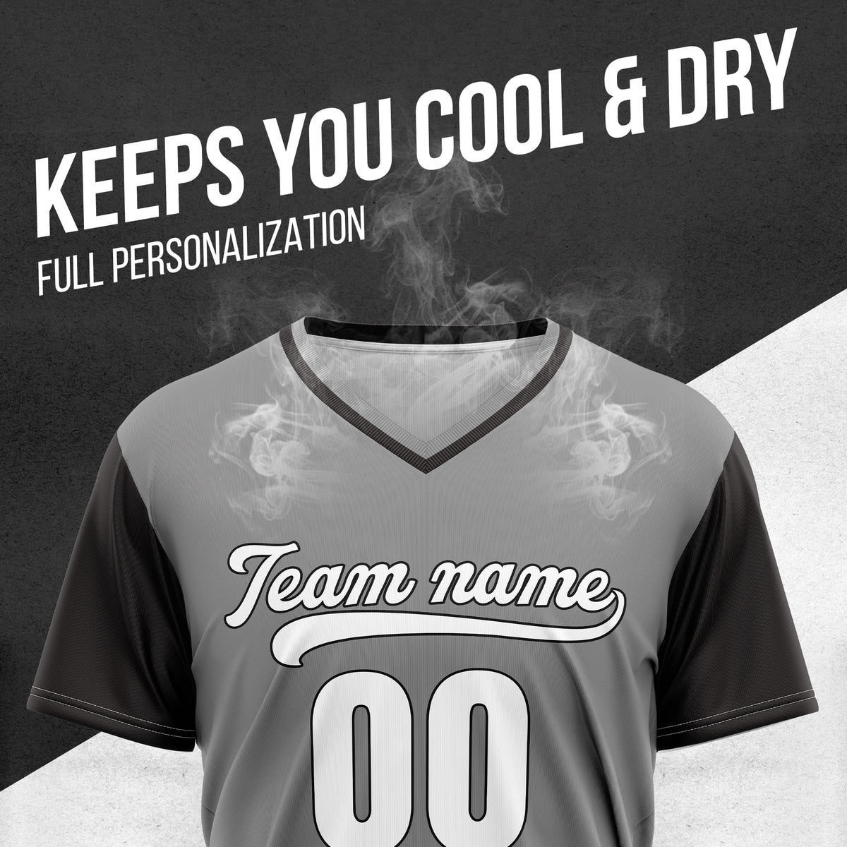 Custom Victory Line Grey Pullover Baseball Sports Jersey Personalized Uniform with Name & Number