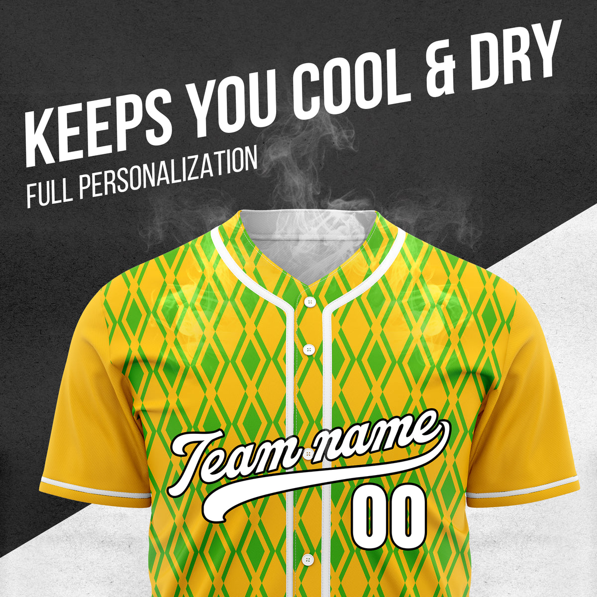 Custom Rhombic Edge Orange Baseball Sports Jersey Personalized Uniform with Name & Number