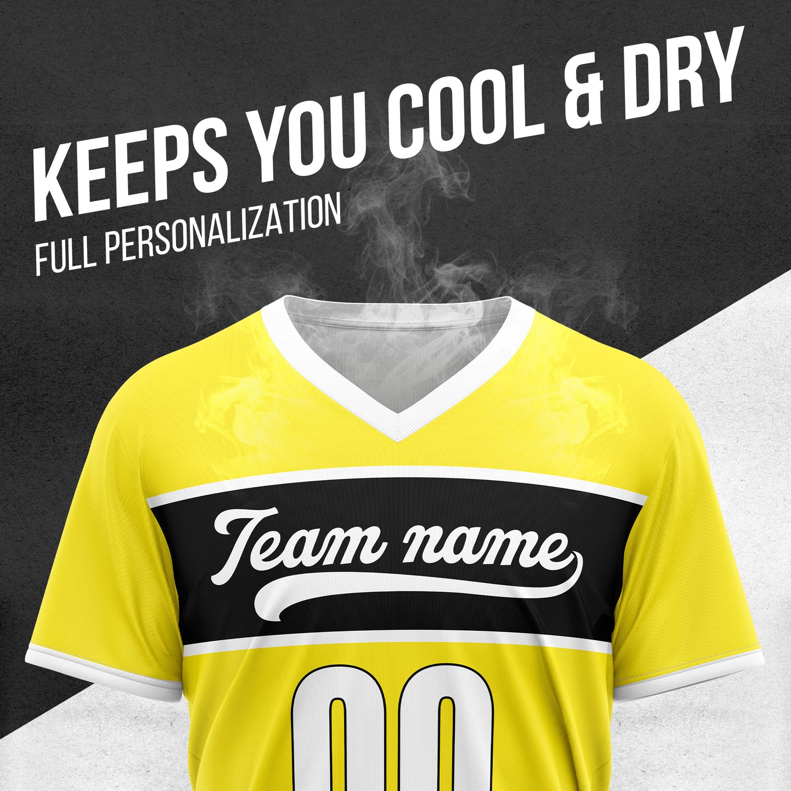 Custom ProEdge Yellow Baseball Sports Jersey Personalized Uniform with Name & Number