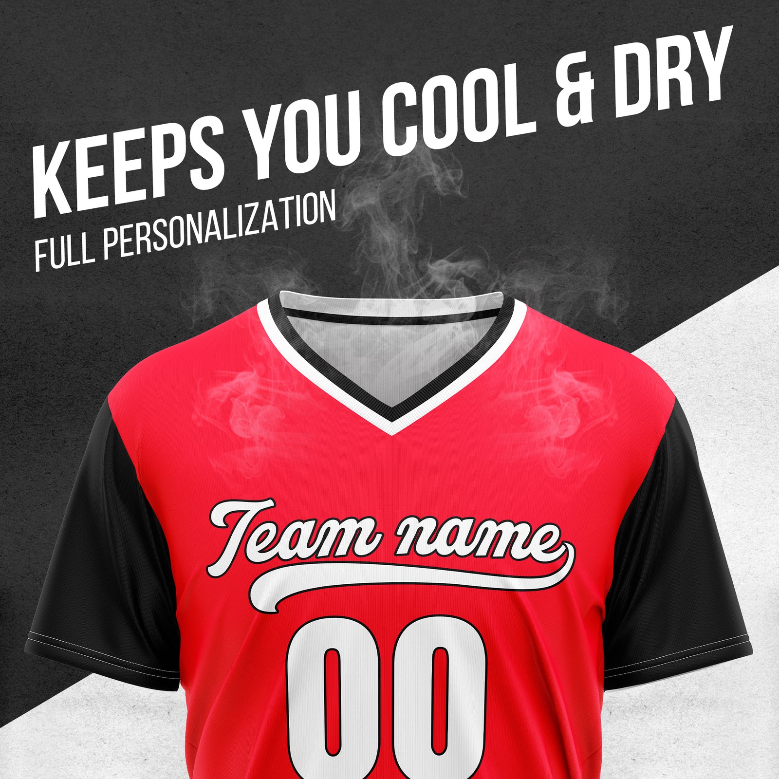 Custom Victory Line Red Pullover Baseball Sports Jersey Personalized Uniform with Name & Number