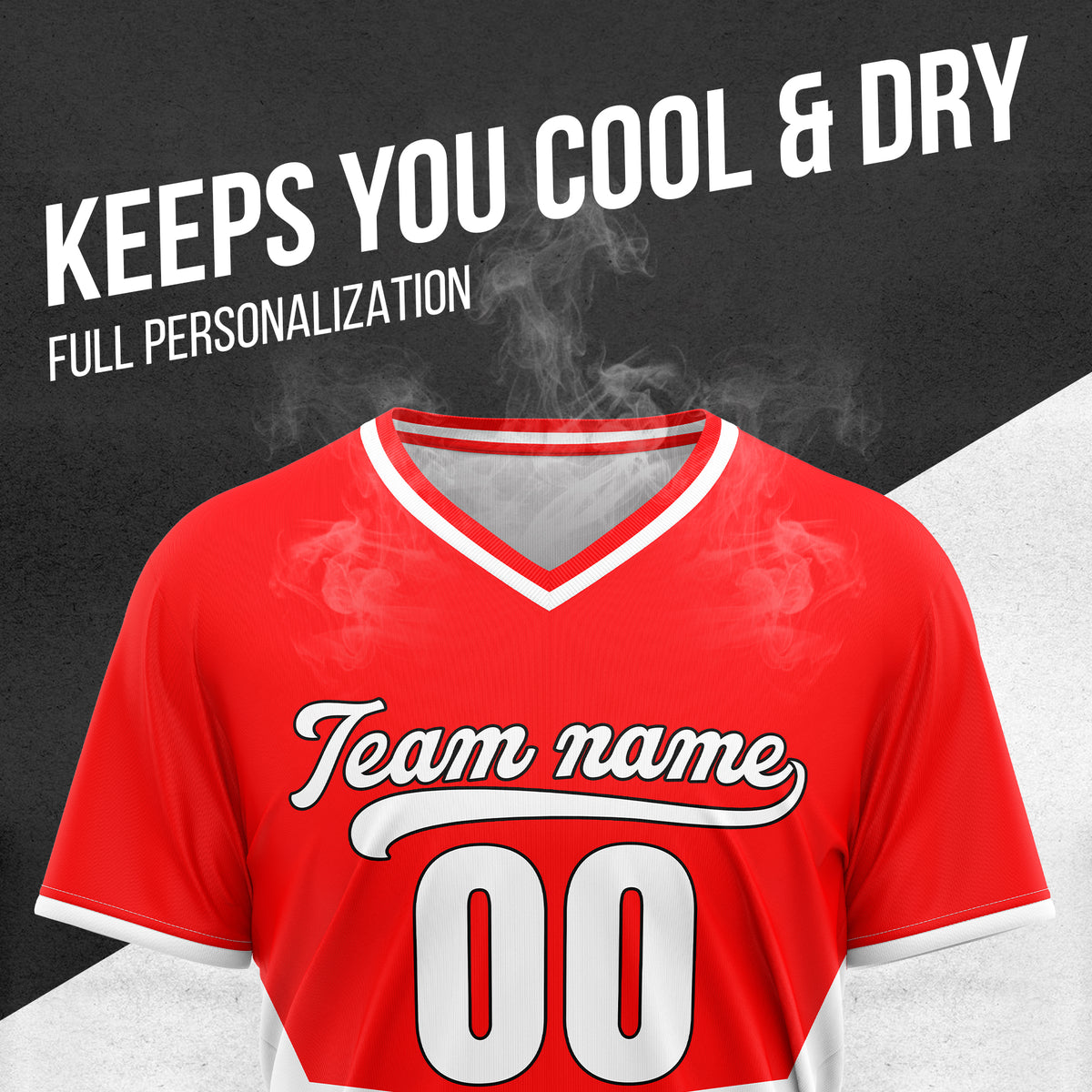 Custom NovaLine Red Pullover Baseball Sports Jersey Personalized Uniform with Name & Number