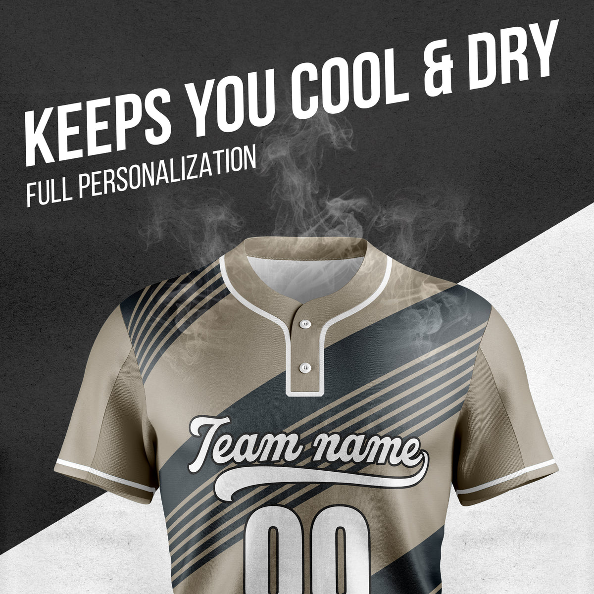 Custom Crossfire Grey Baseball Sports Jersey Personalized Uniform with Name & Number