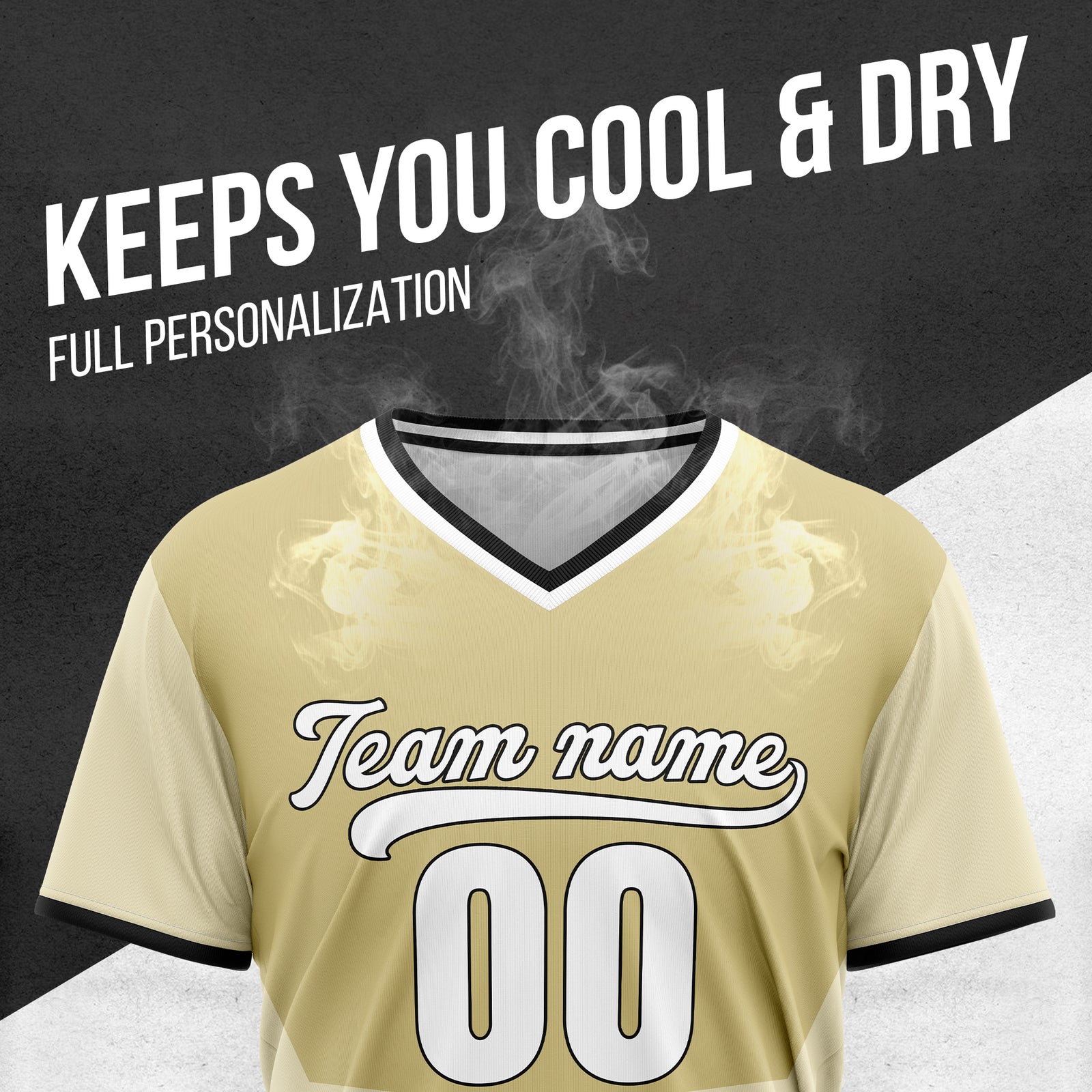 Custom NovaLine Khaki Pullover Baseball Sports Jersey Personalized Uniform with Name & Number