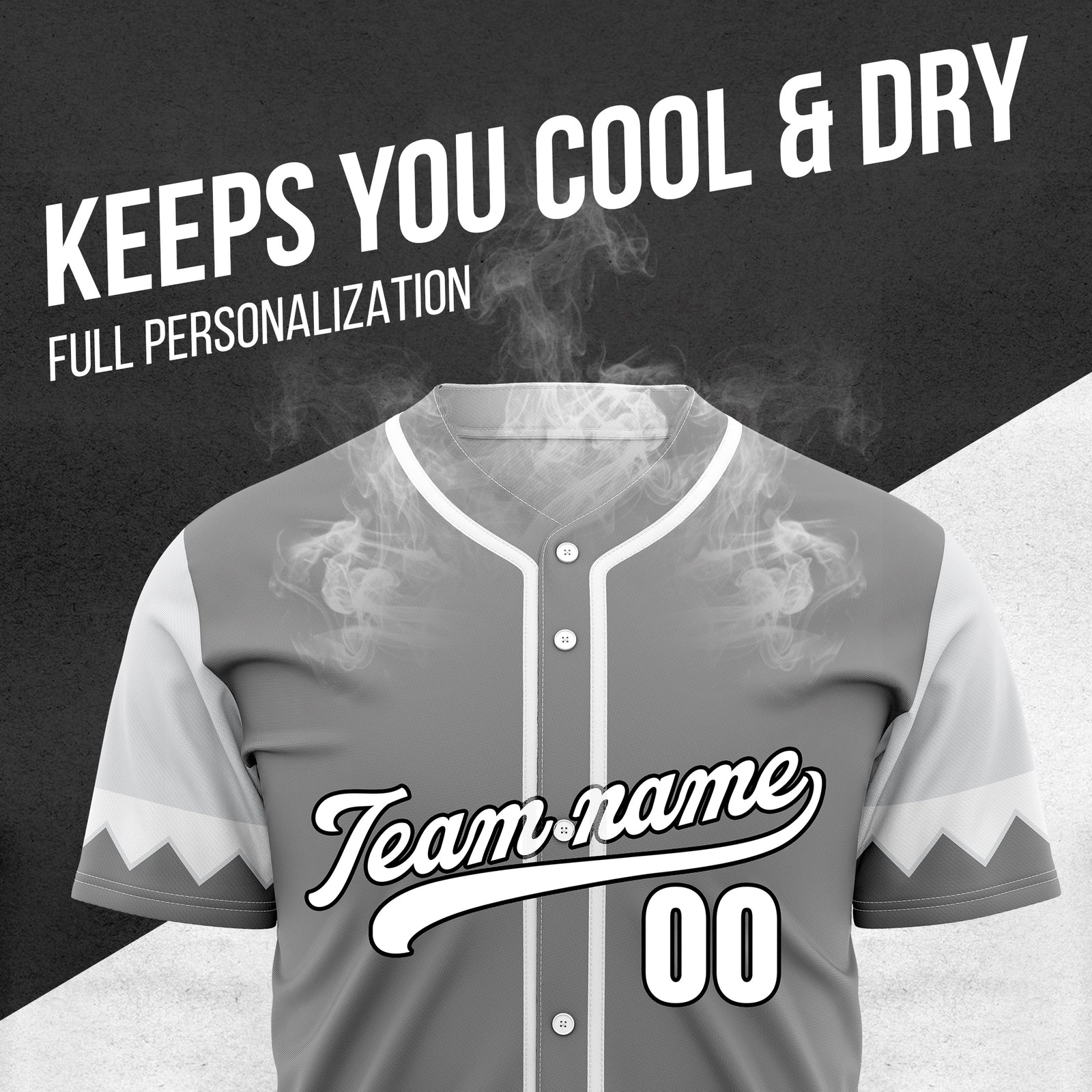 Custom Legacy Classic Baseball Grey Sports Jersey Personalized Uniform with Name & Number