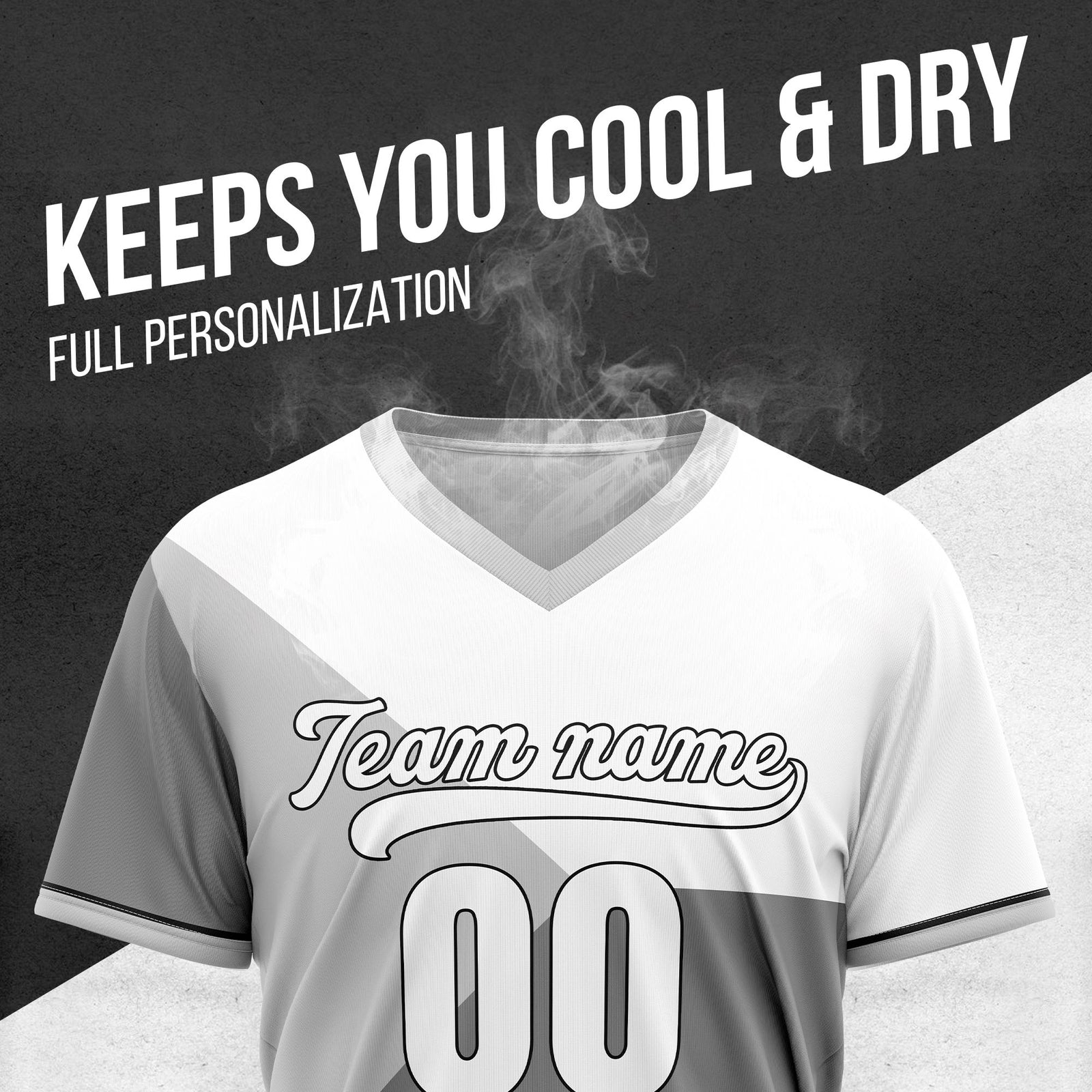 Custom FlexCore Grey Baseball Sports Jersey Personalized Uniform with Name & Number