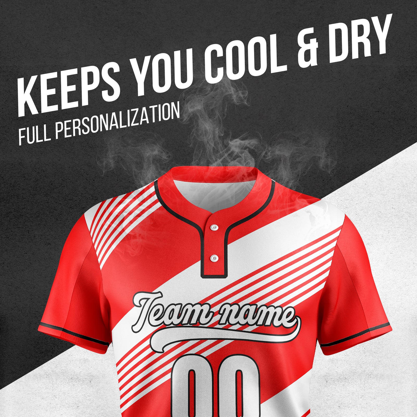 Custom Crossfire Red Baseball Sports Jersey Personalized Uniform with Name & Number