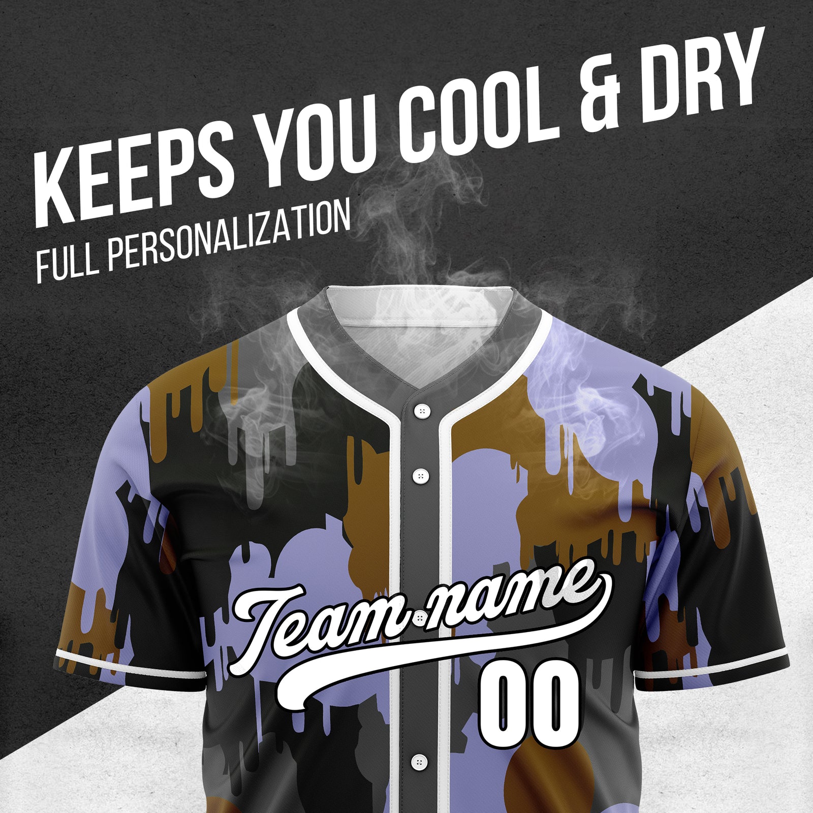 Custom Paint Hustlers Dark Grey Baseball Sports Jersey Personalized Uniform with Name & Number