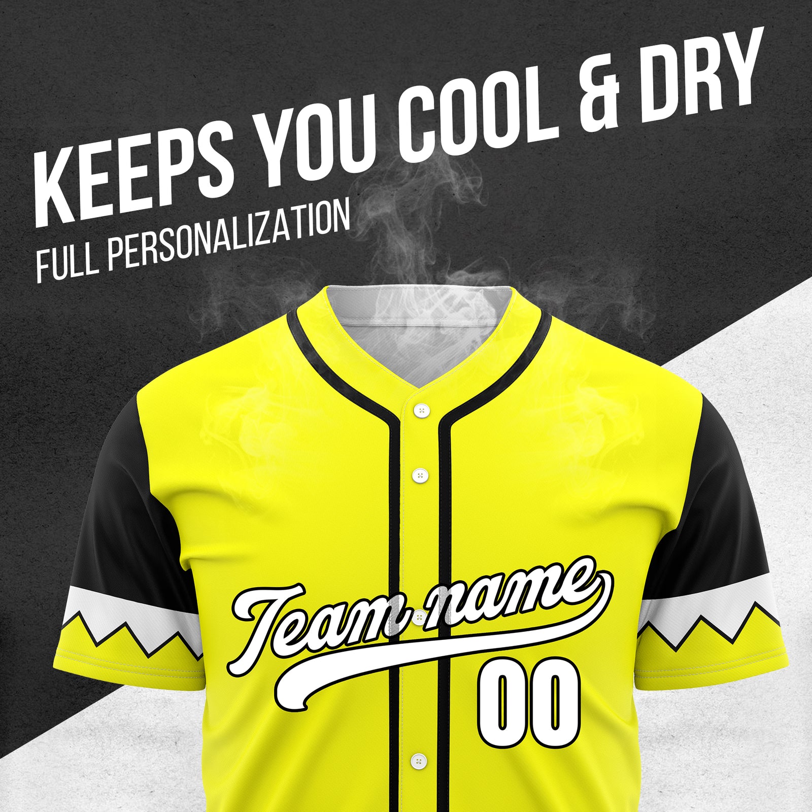 Custom Legacy Classic Baseball Yellow Sports Jersey Personalized Uniform with Name & Number