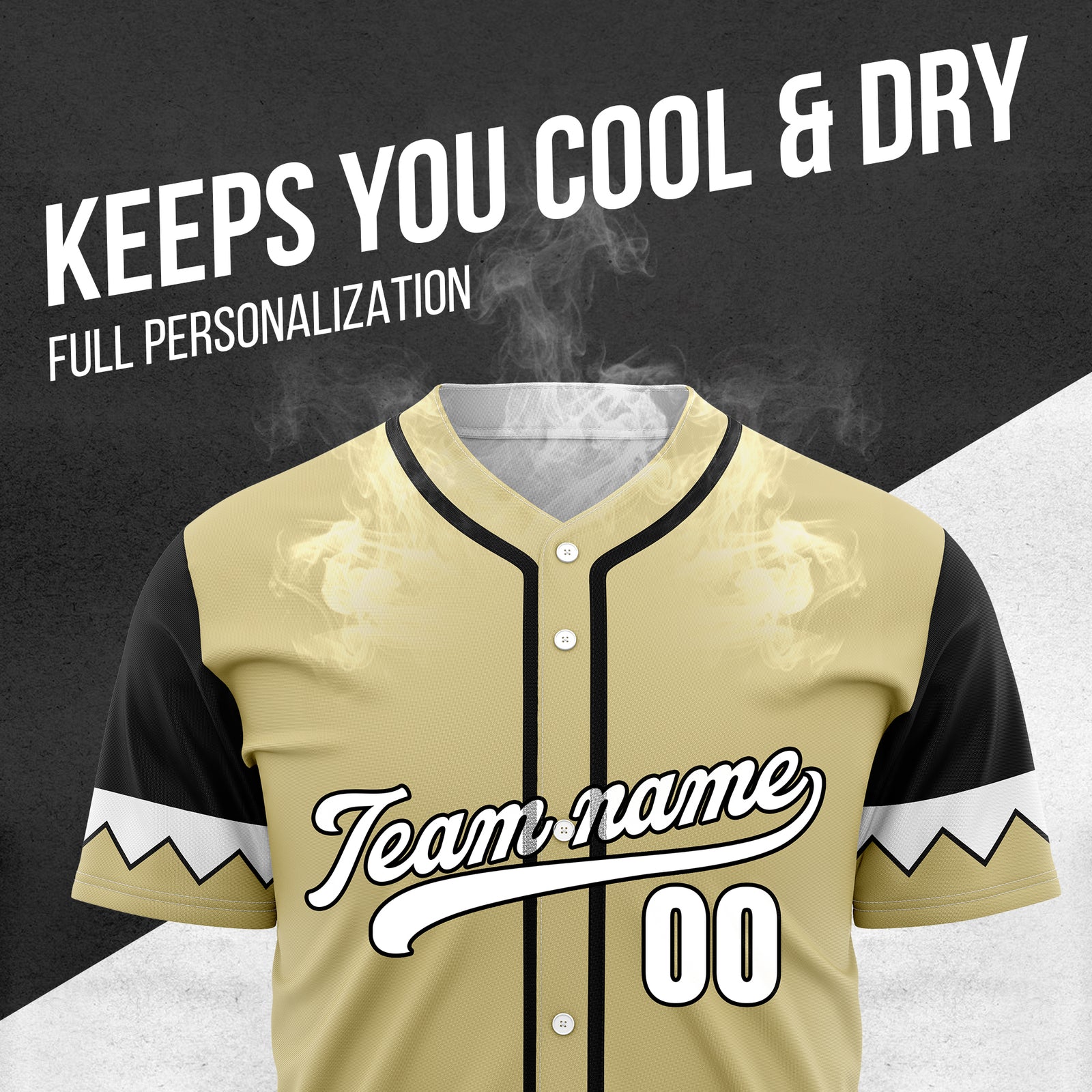 Custom Legacy Classic Baseball Khaki Sports Jersey Personalized Uniform with Name & Number