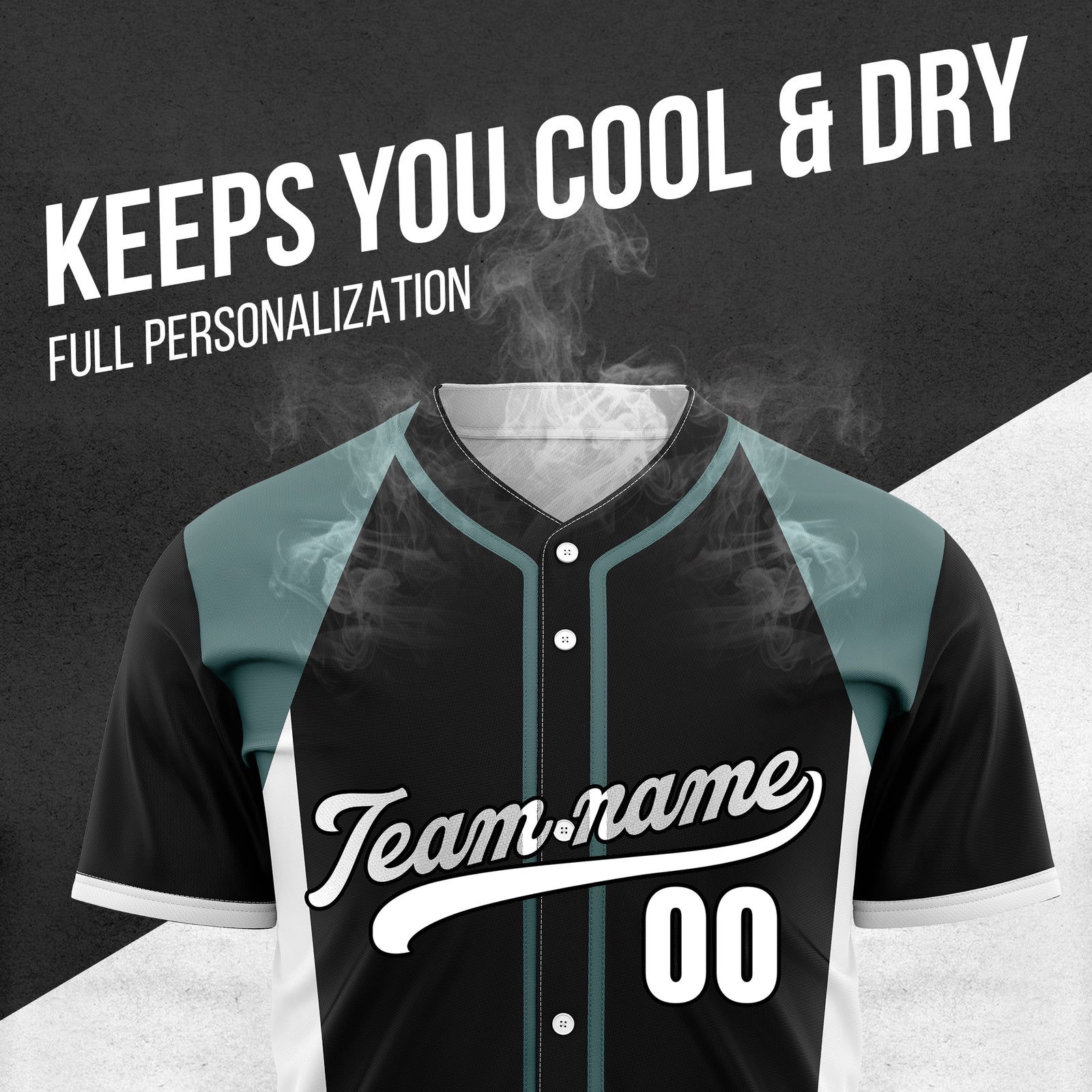 Custom Timeless Stripes Baseball Black Sports Jersey Personalized Uniform with Name & Number