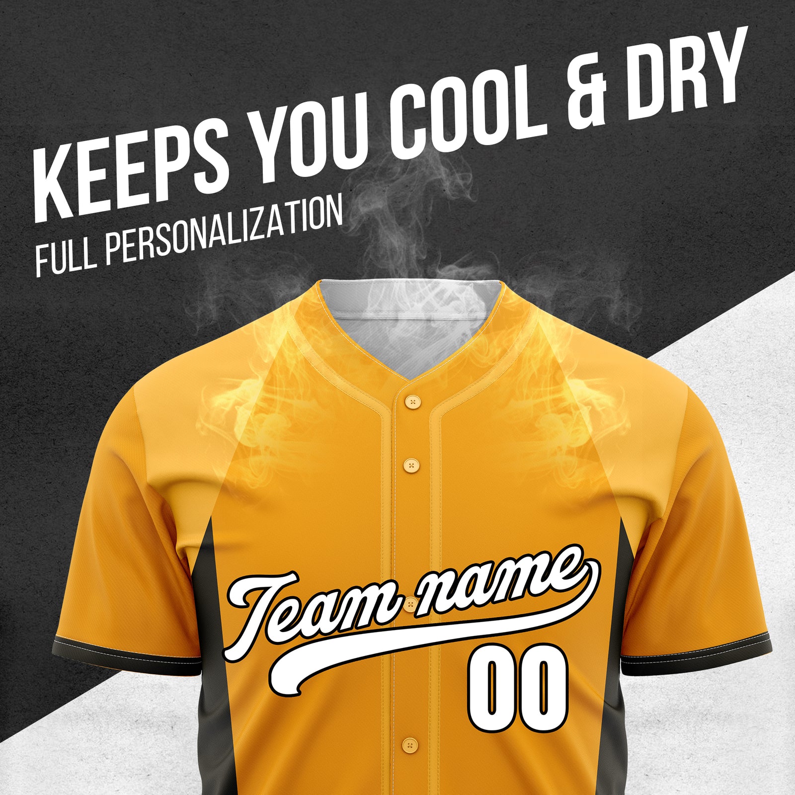 Custom Timeless Stripes Baseball Orange Sports Jersey Personalized Uniform with Name & Number