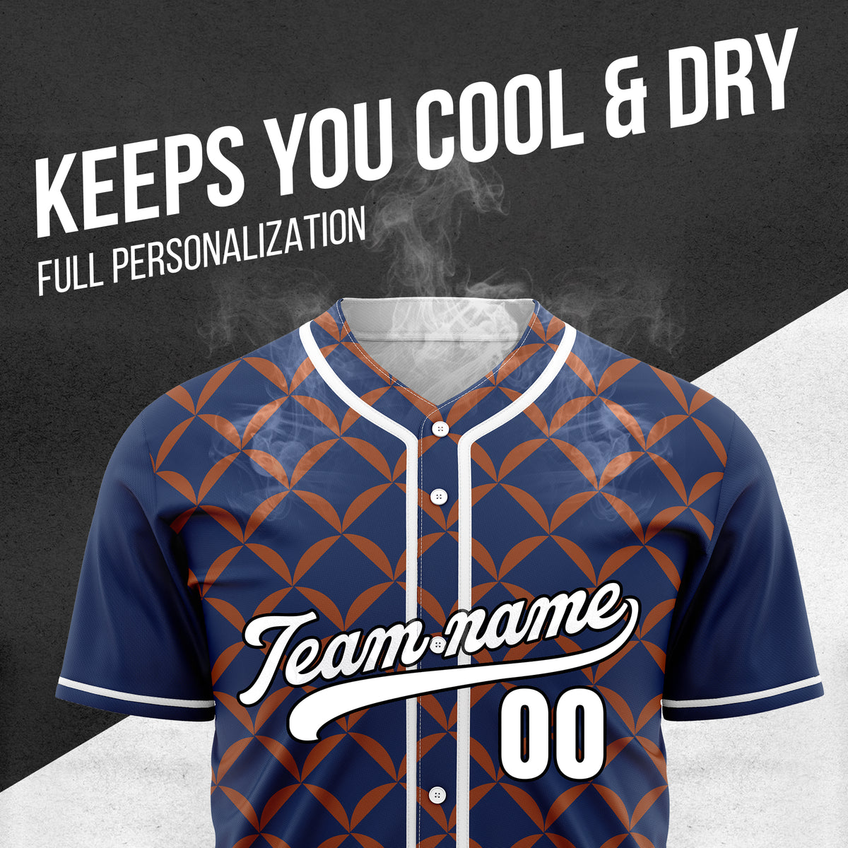 Custom Vertex Vibe Navy Sports Jersey Personalized Uniform with Name & Number