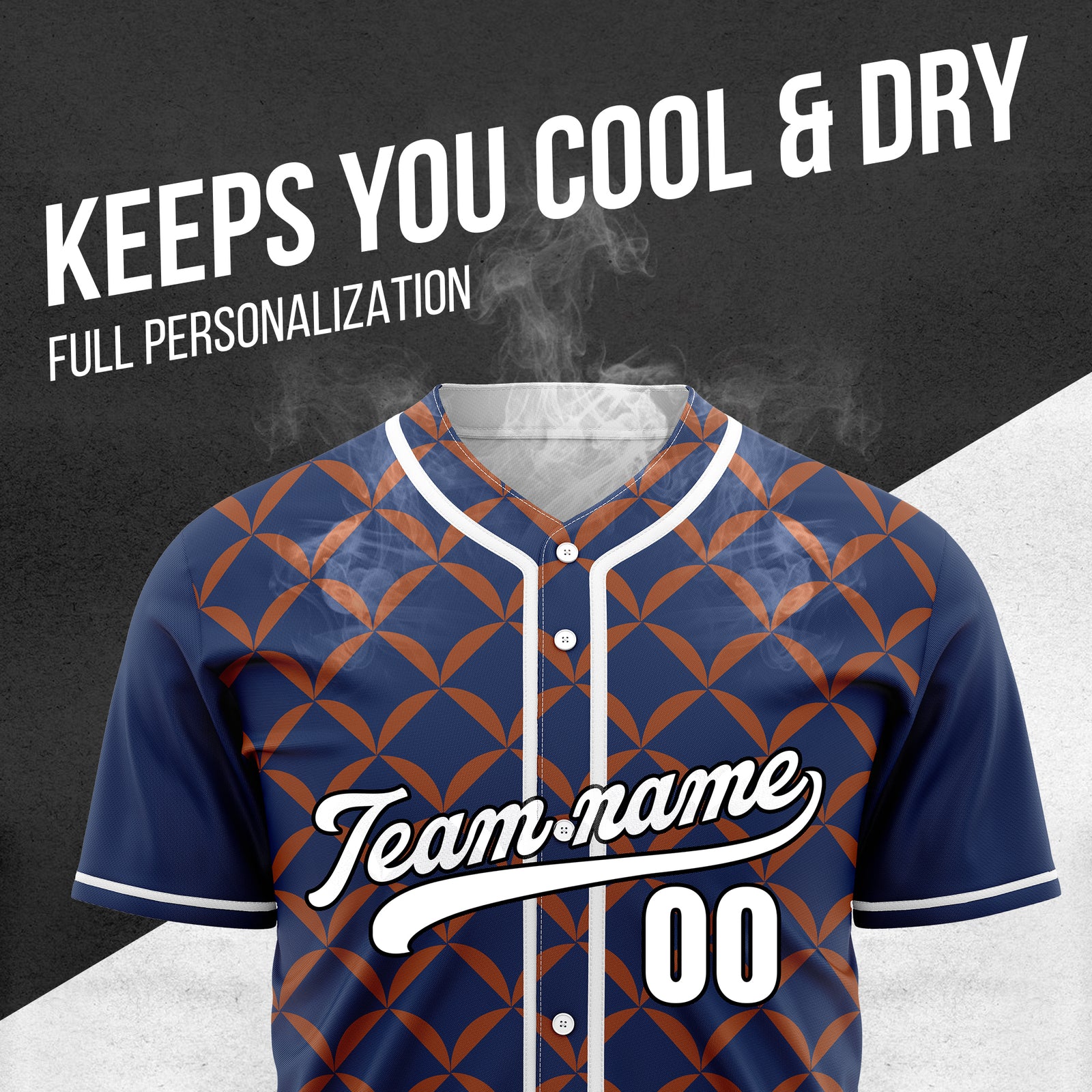 Custom Vertex Vibe Navy Sports Jersey Personalized Uniform with Name & Number