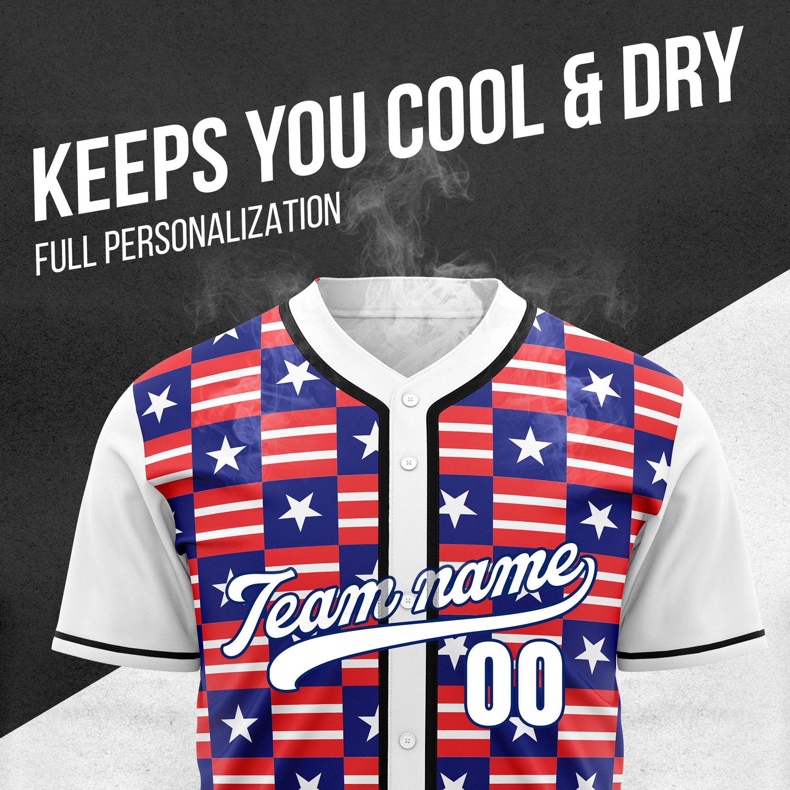 Custom Liberty Baseball Sports Jersey Personalized Uniform with Name & Number