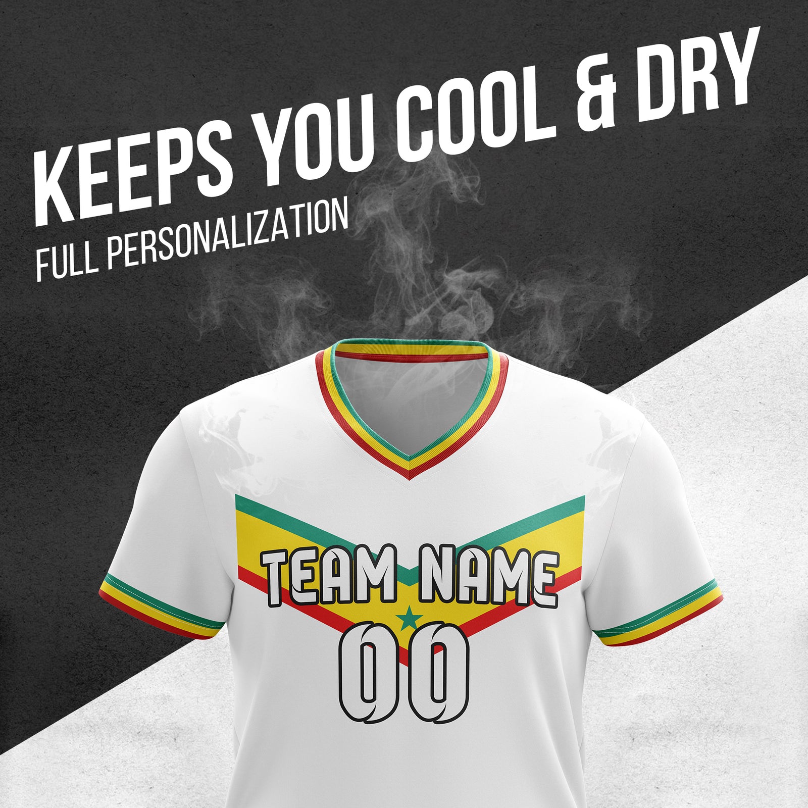 Custom SENEGAL Fan Jersey Personalized with Name & Number