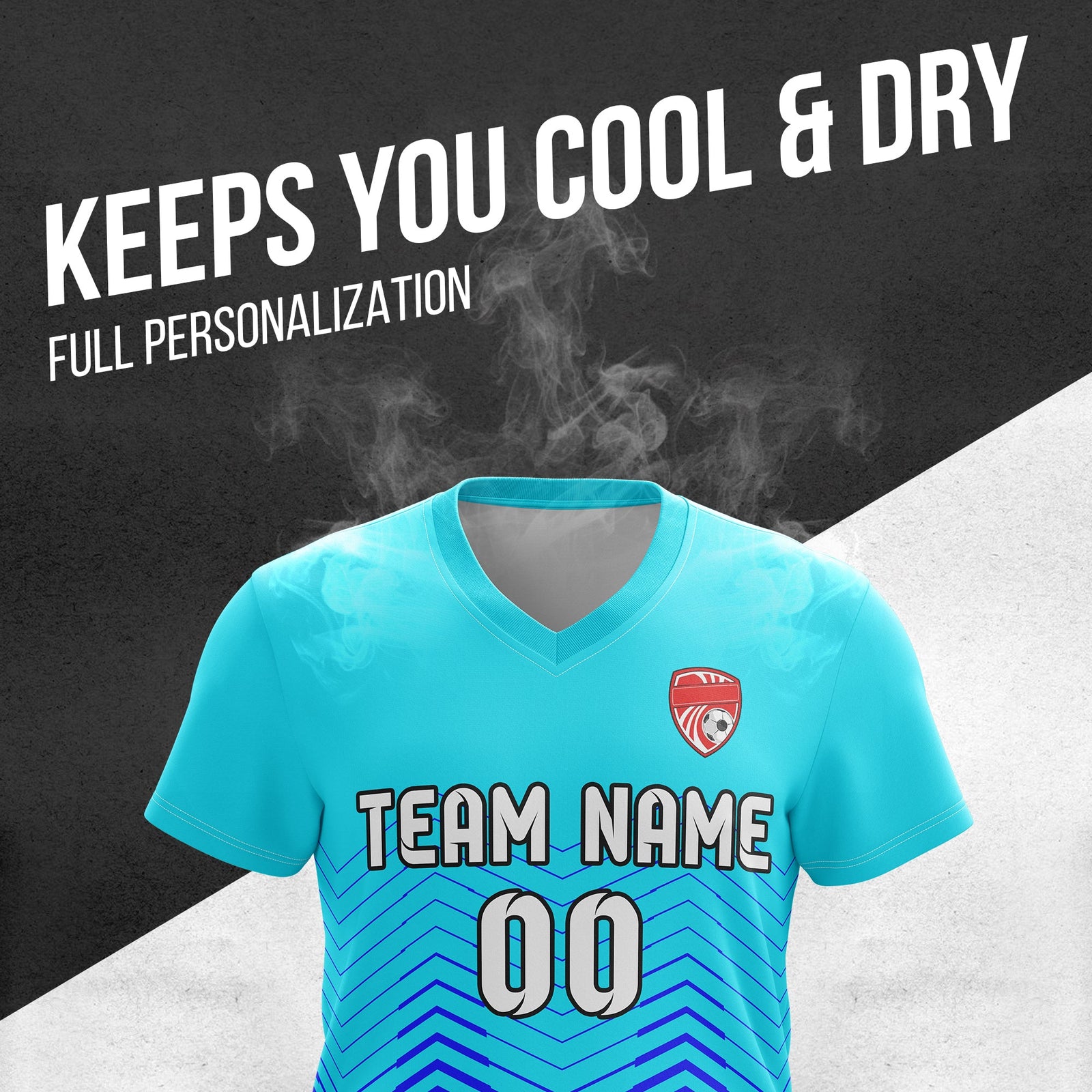Custom Apex Strike V-Side Pattern D5 Soccer Sport Tops Jersey